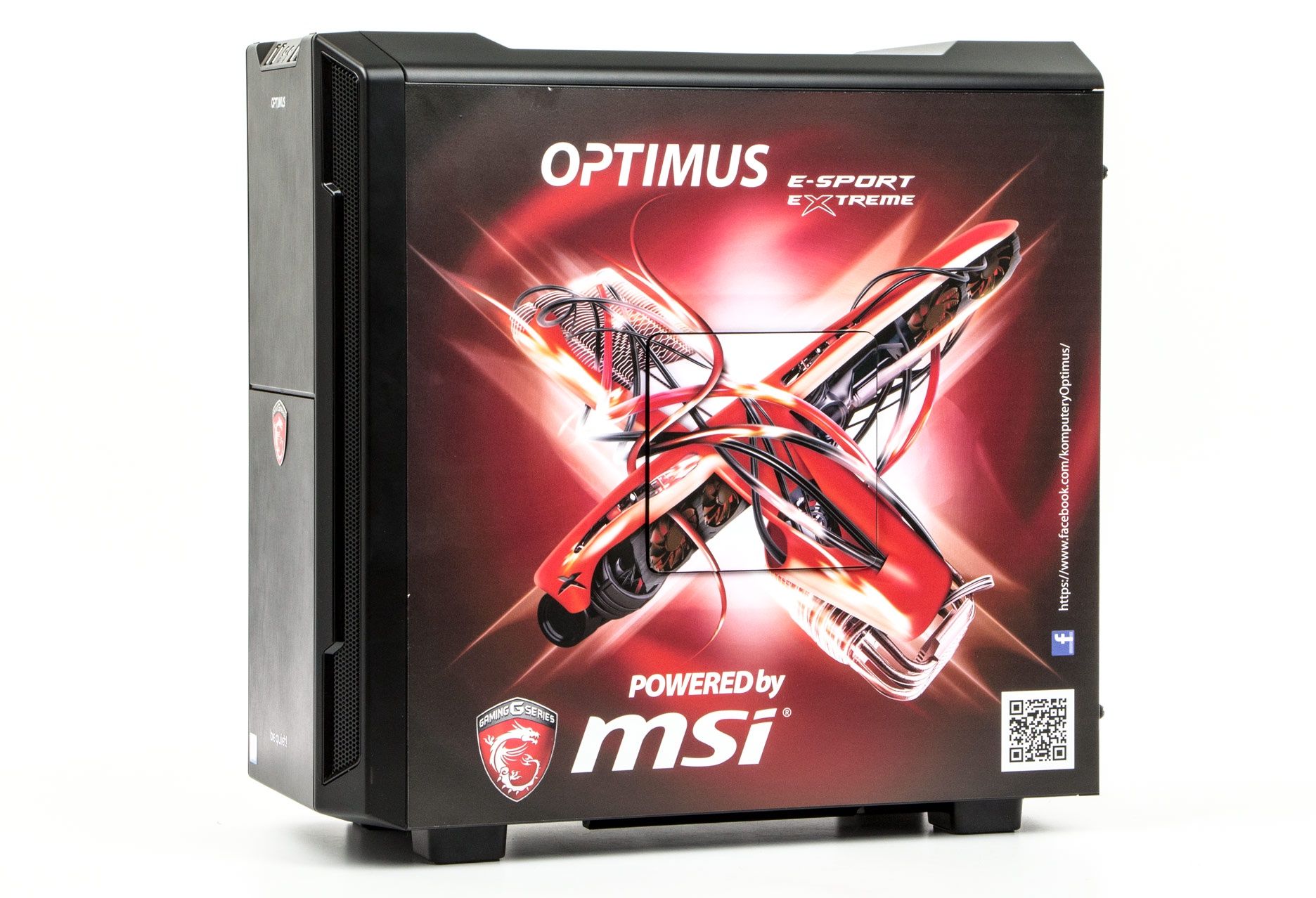 MSI Optimus - prawy bok obudowy