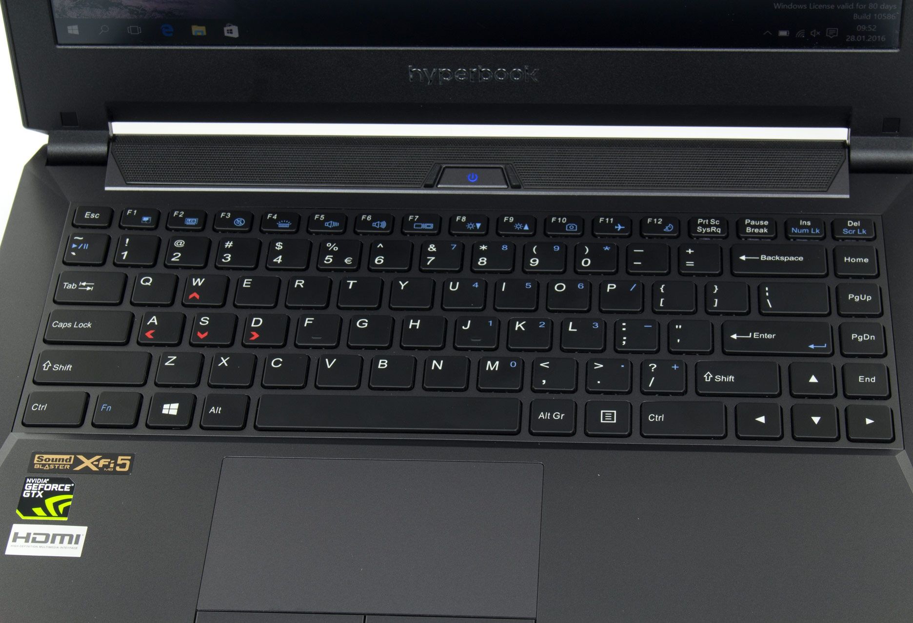 Hyperbook SL401 klawiatura