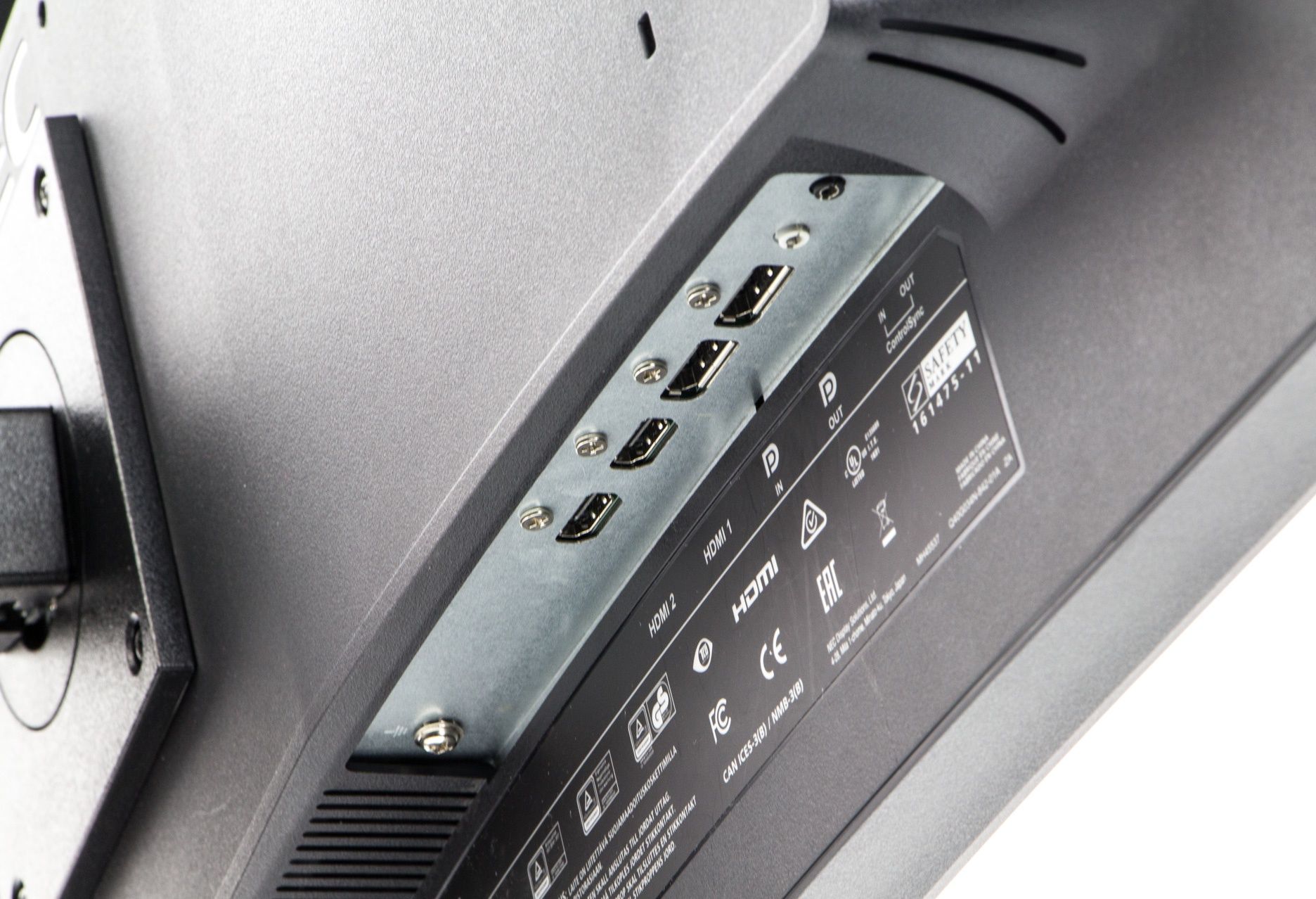 NEC MultiSync EX341R złącza wideo