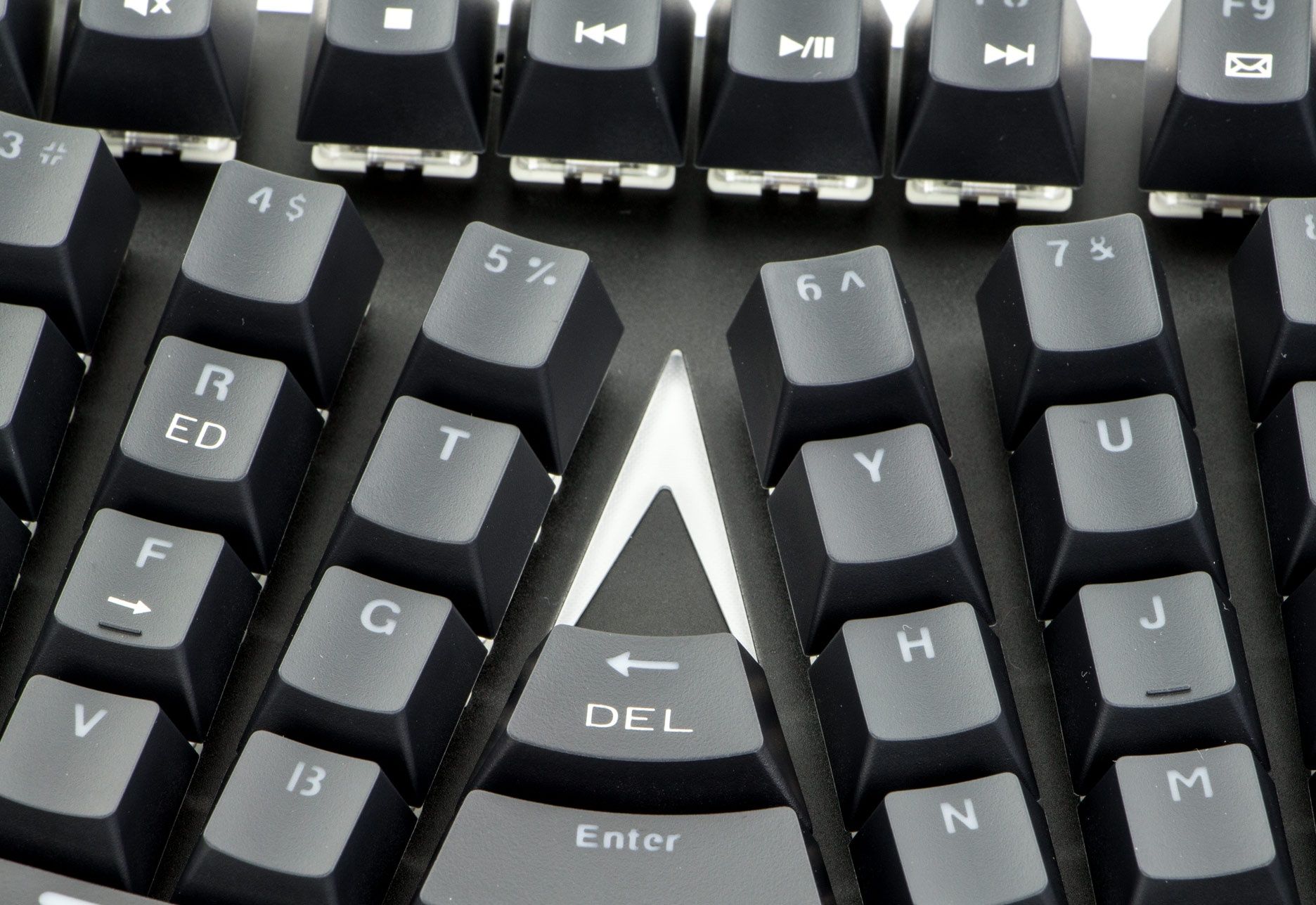 X-Bows Mechanical Ergonomic Keyboard - podświetlane logo