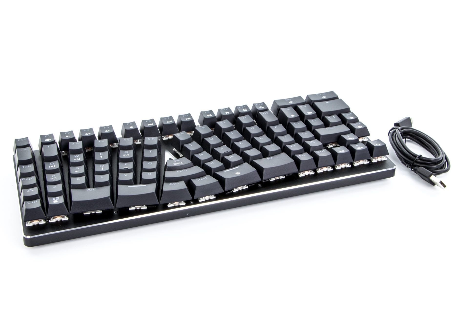 X-Bows Mechanical Ergonomic Keyboard - zawartość pudełka