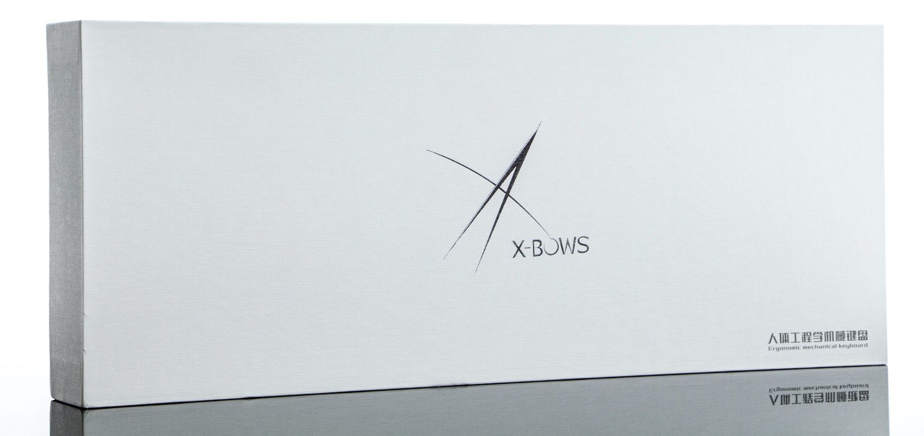 X-Bows Mechanical Ergonomic Keyboard - pudełko z klawiaturą