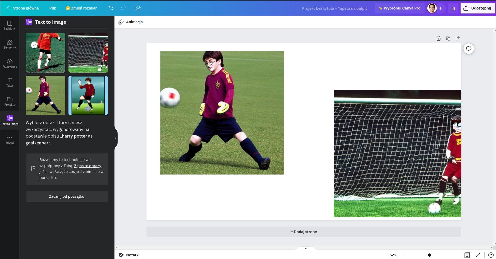 Canva AI harry