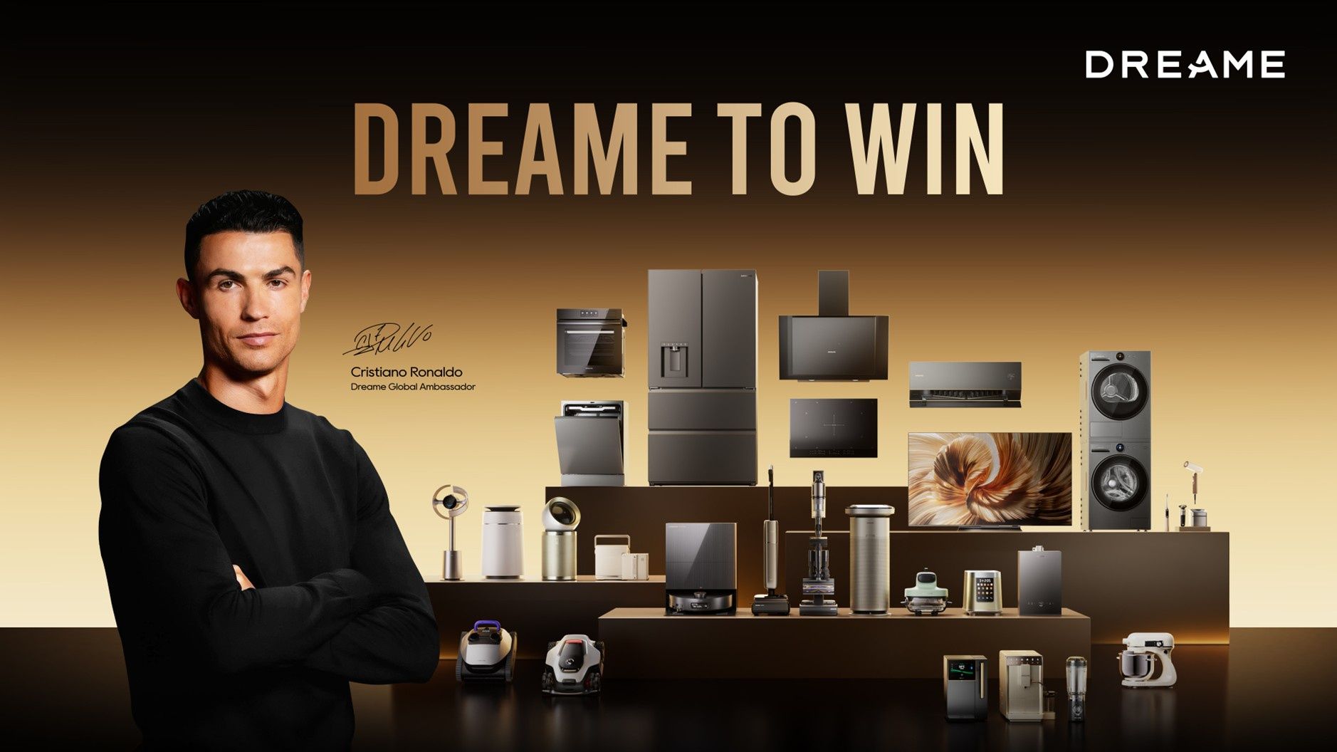 Ronaldo - ambasador Dreame