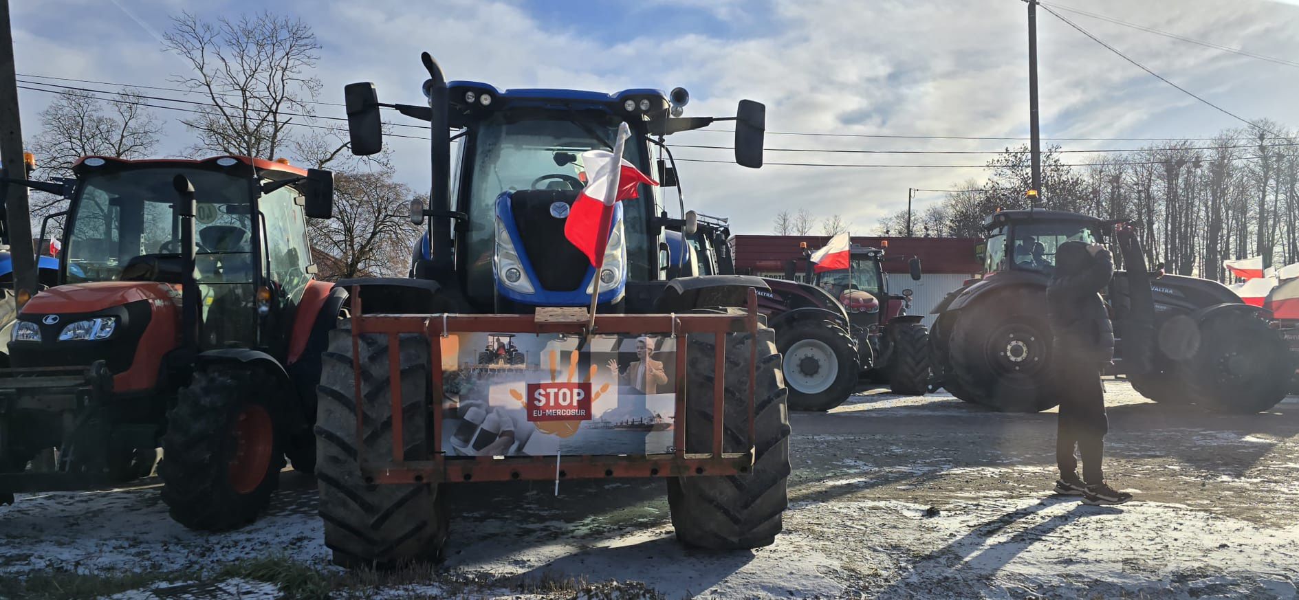 Protest rolników w Bielsku 