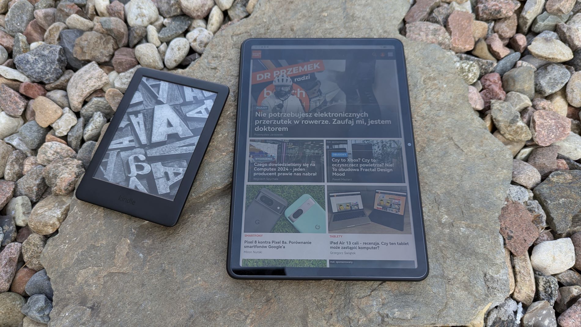 Tablet i czytnik