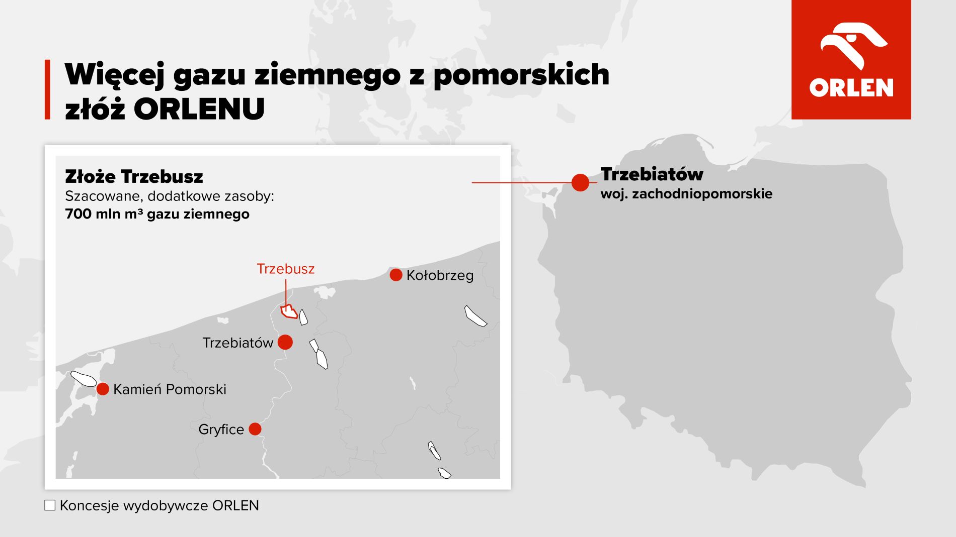 Więcej gazu ziemnego z zachodniopomorskich złóż ORLENU