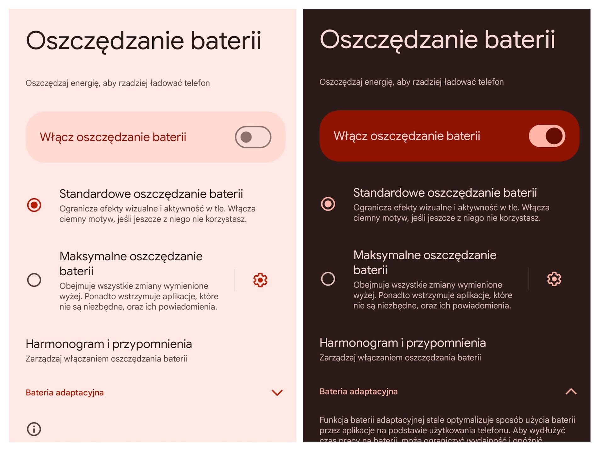 oszczedzanie baterii