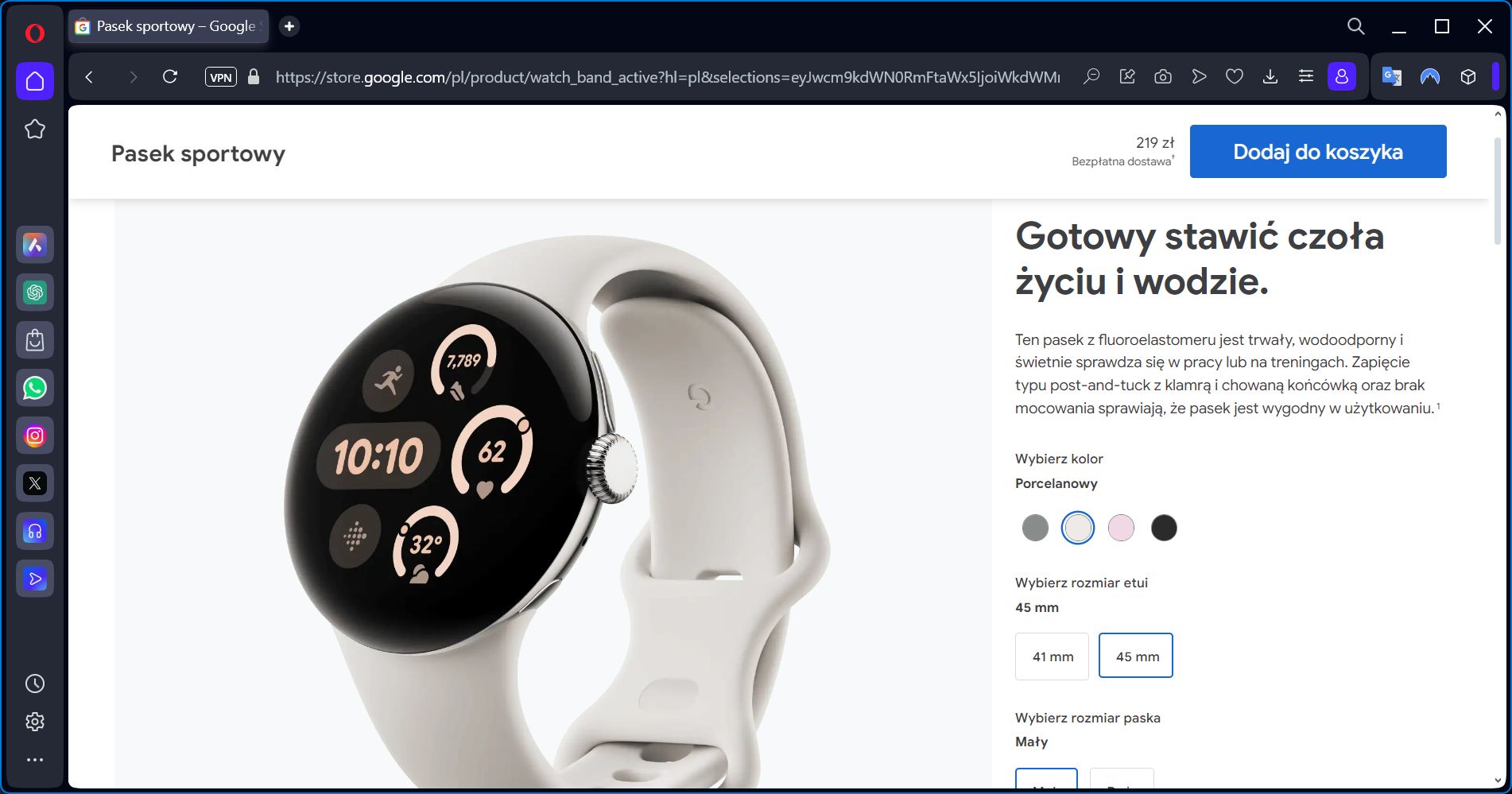 Oferta pasków do Pixel Watcha 3 jest w Polsce wyjątkowo skromna