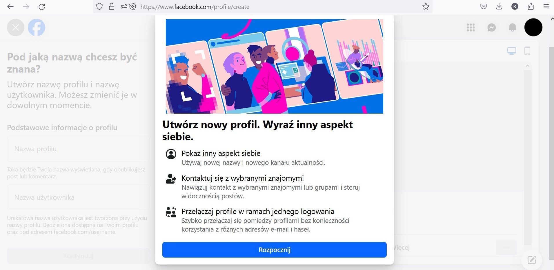 Profile Facebook