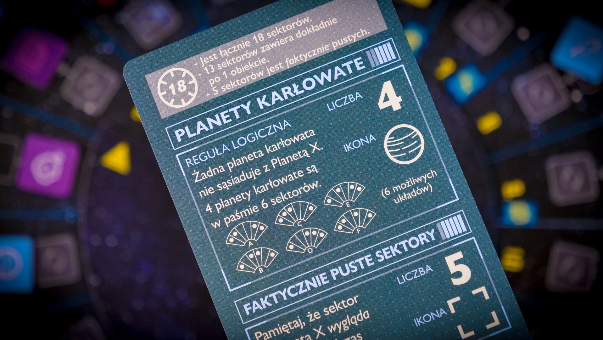 Poszukiwanie Planety X - reguła logiczna dotycząca planet karłowatych