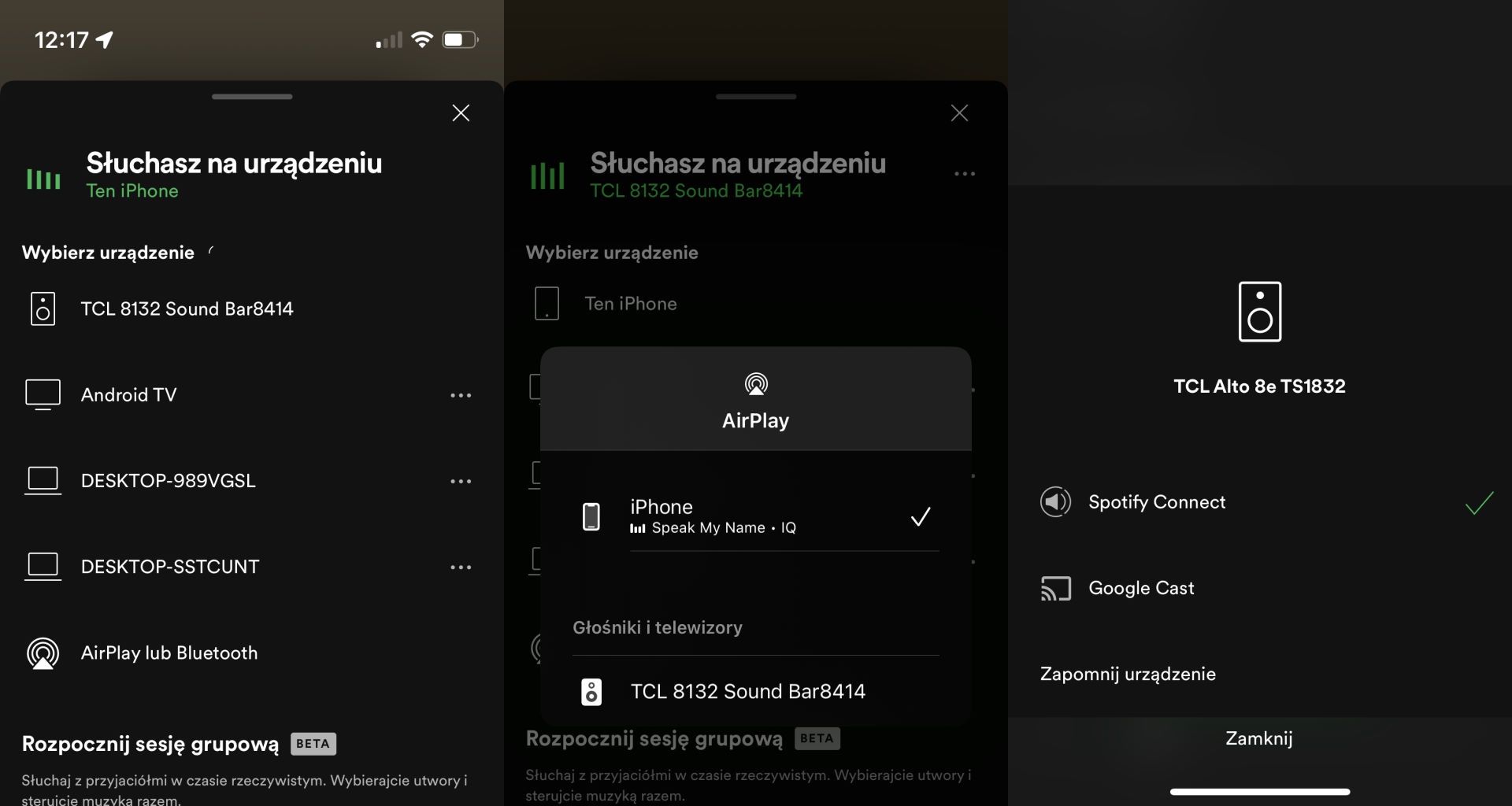 TCL TS-8132 - Soundbar z subwooferem - Spotify Connect