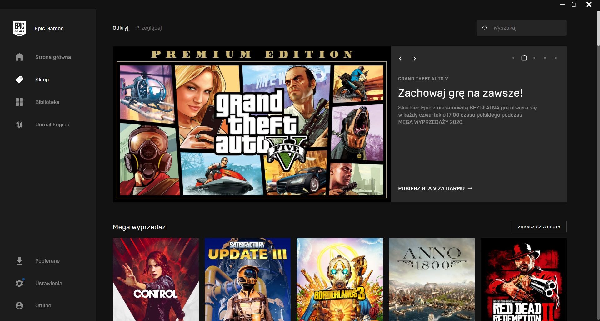 GTA 5 za darmo na EPIS Games