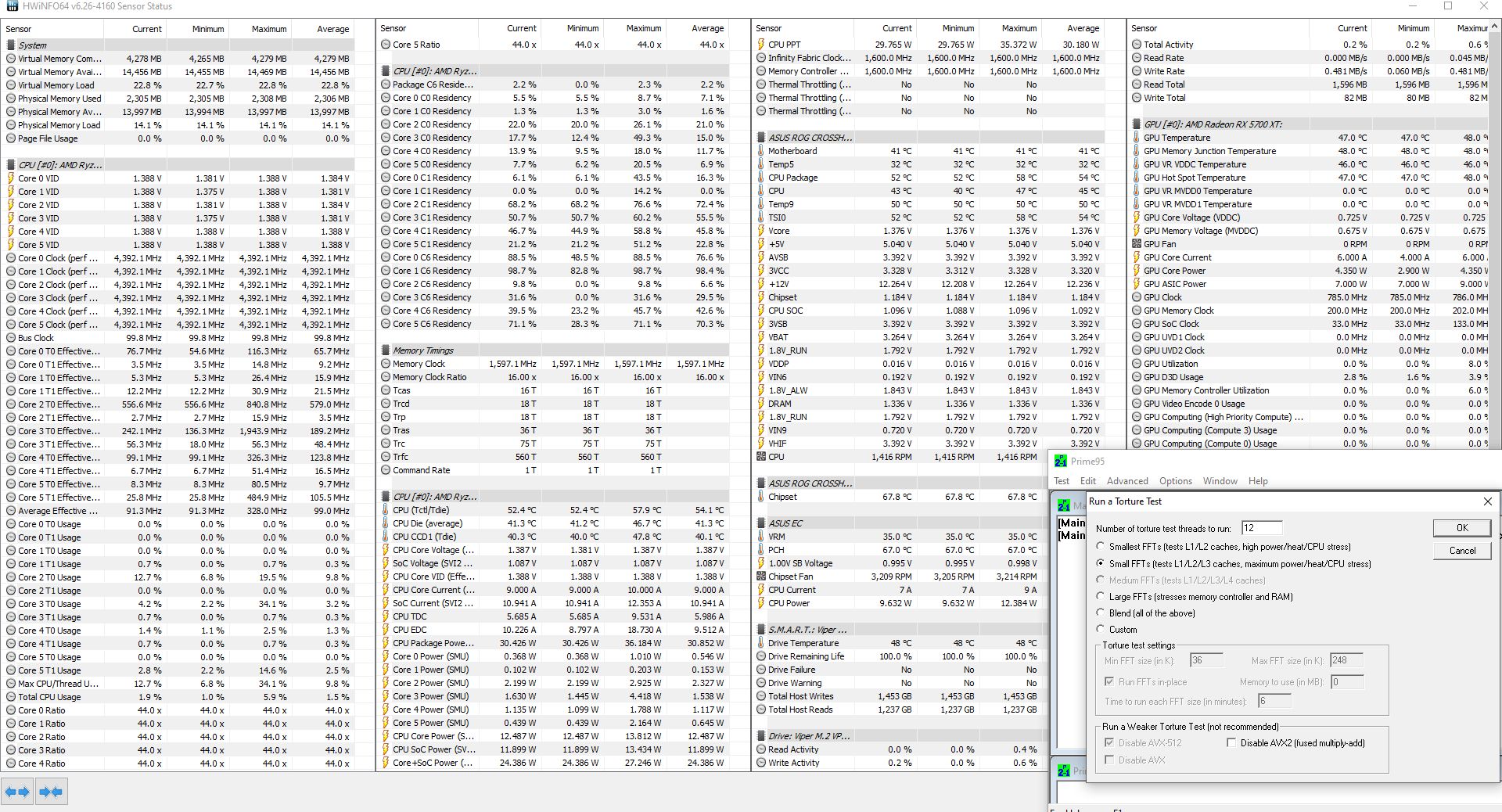 AMD Ryzen 5 3600 - testowanie stabilności