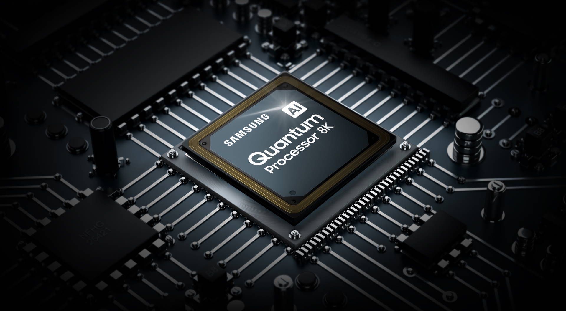 Samsung Q800T - procesor Quantum 8K