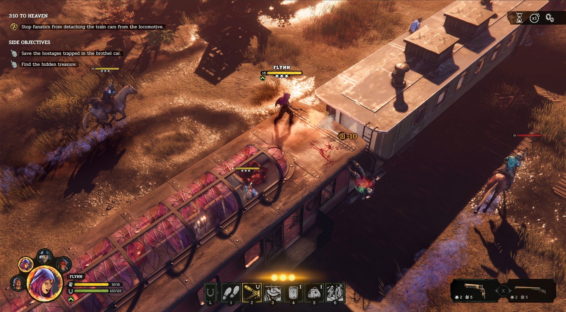 Hard West 2 - starcie w pociągu