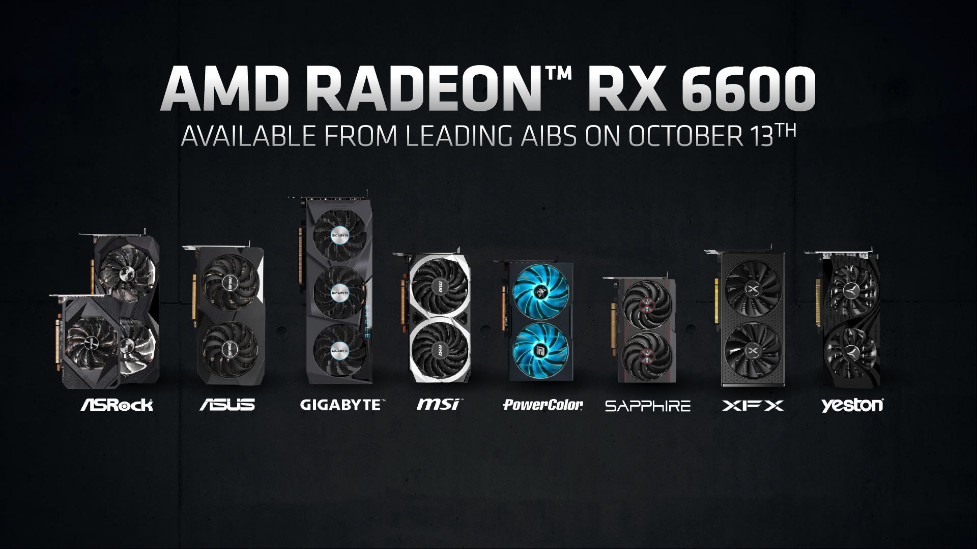 Radeon RX 6600 - przegląd kart graficznych