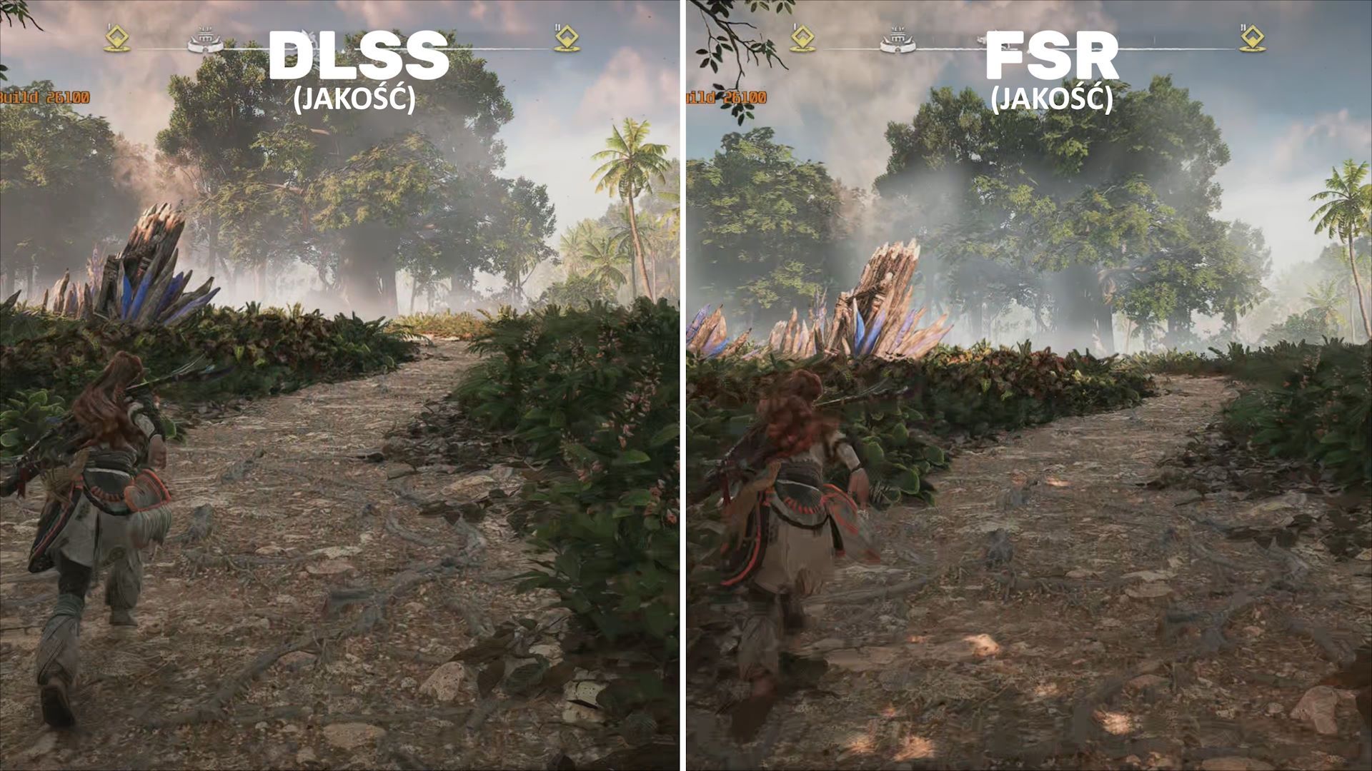 NVIDIA GeForce RTX 5080 Founders Edition - Horizon Forbidden West DLSS vs FSR