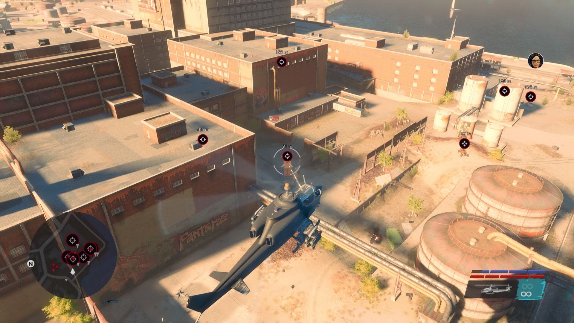 Saints Row - strzelanie z helikoptera