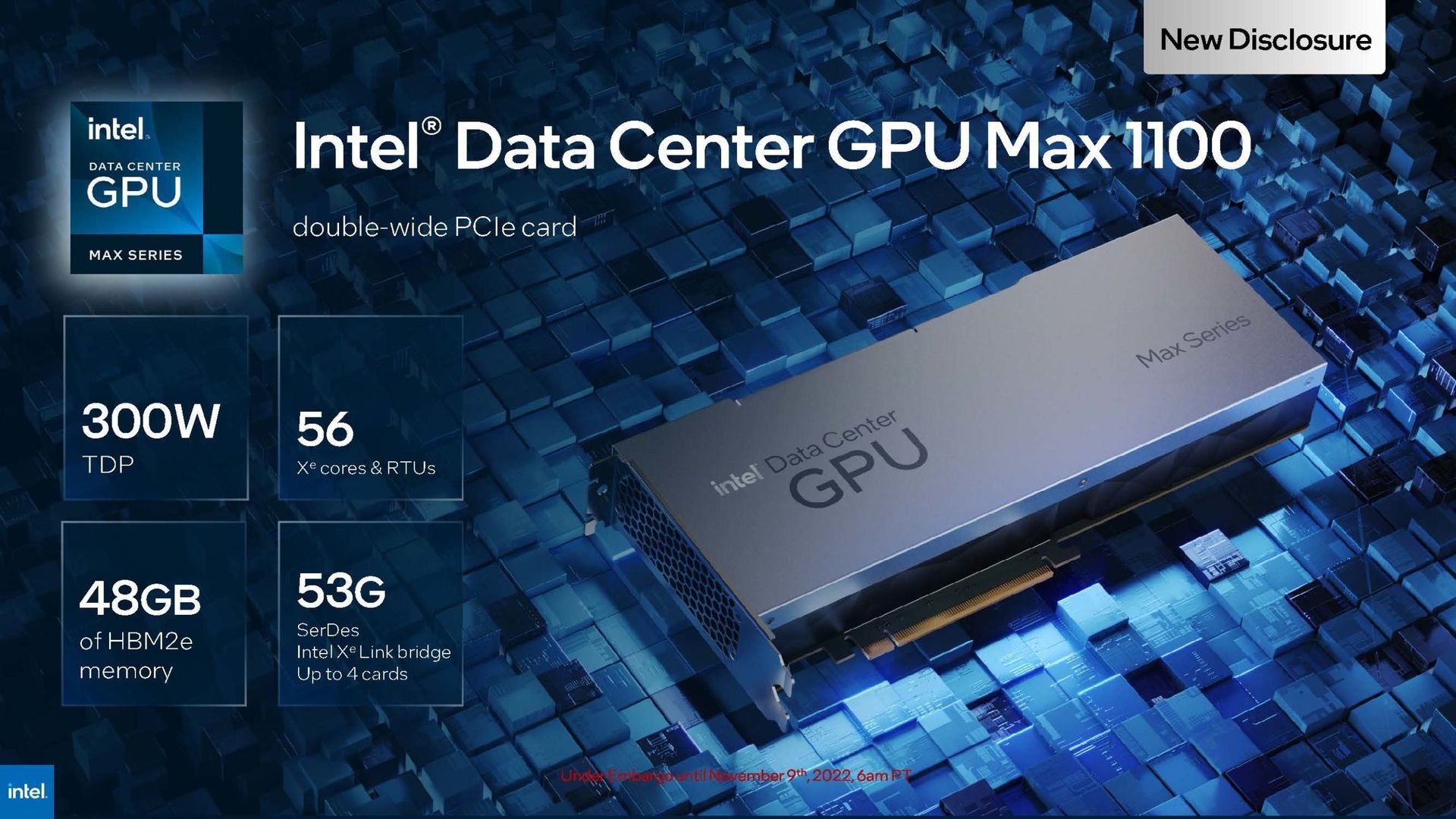 Intel Max Series 1100 GPU
