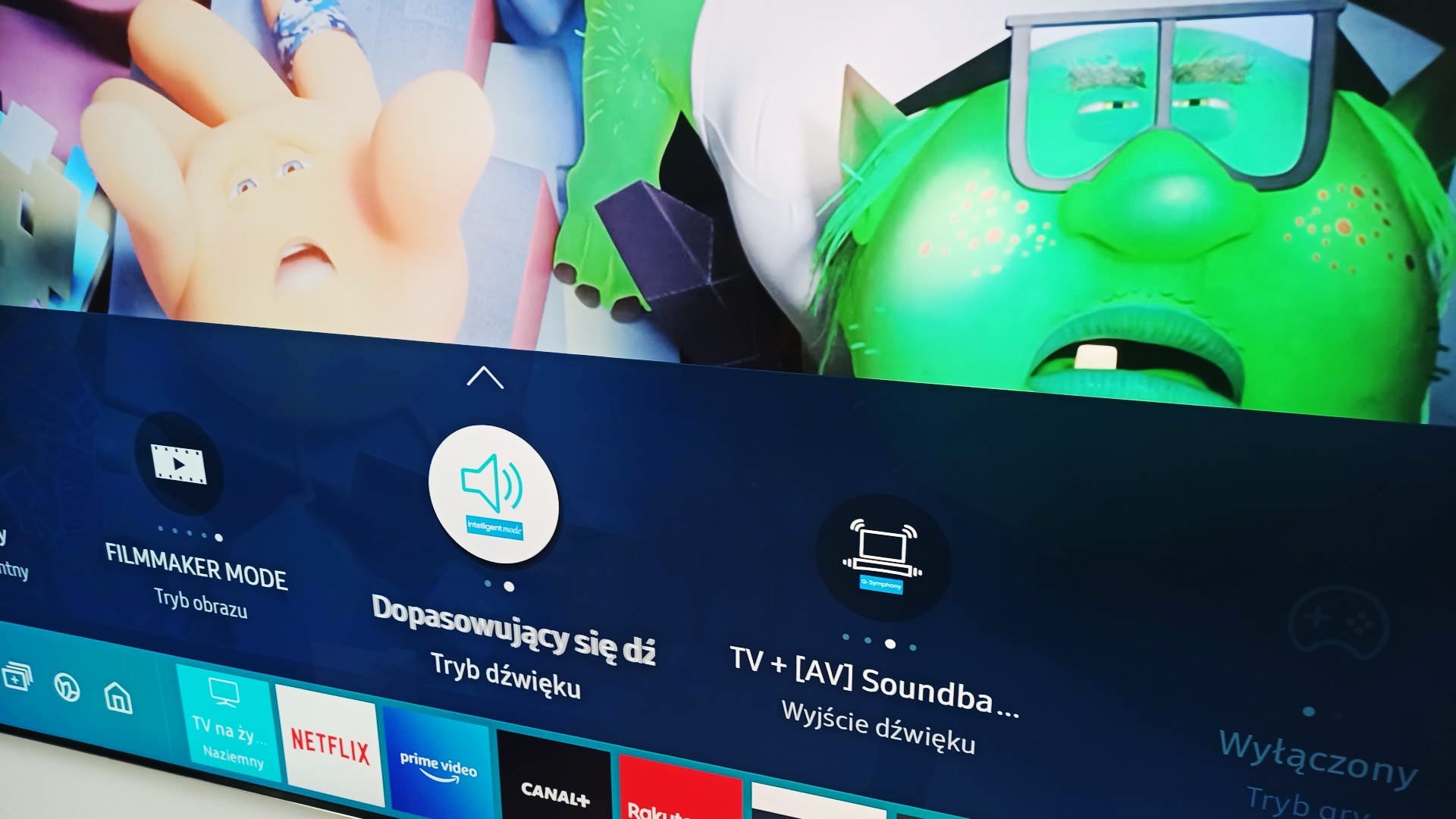 Samsung HW-Q800A - tryb dopasowania do otoczenia