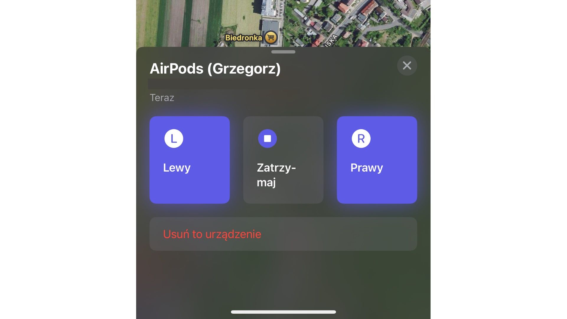 AirPods 4 znajdź