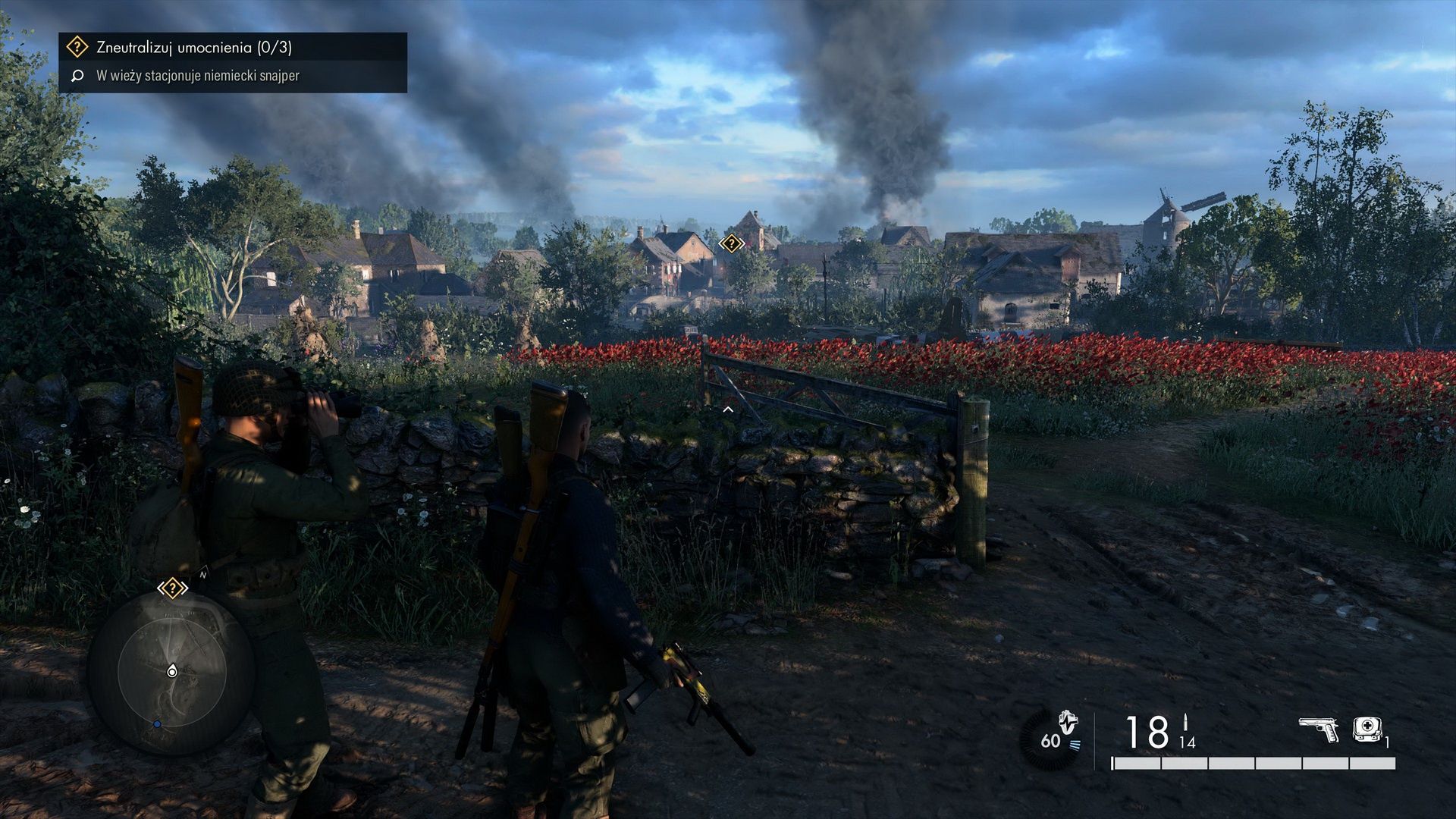 Sniper Elite 5 - francuskie miasteczko i amerykańscy żołnierze