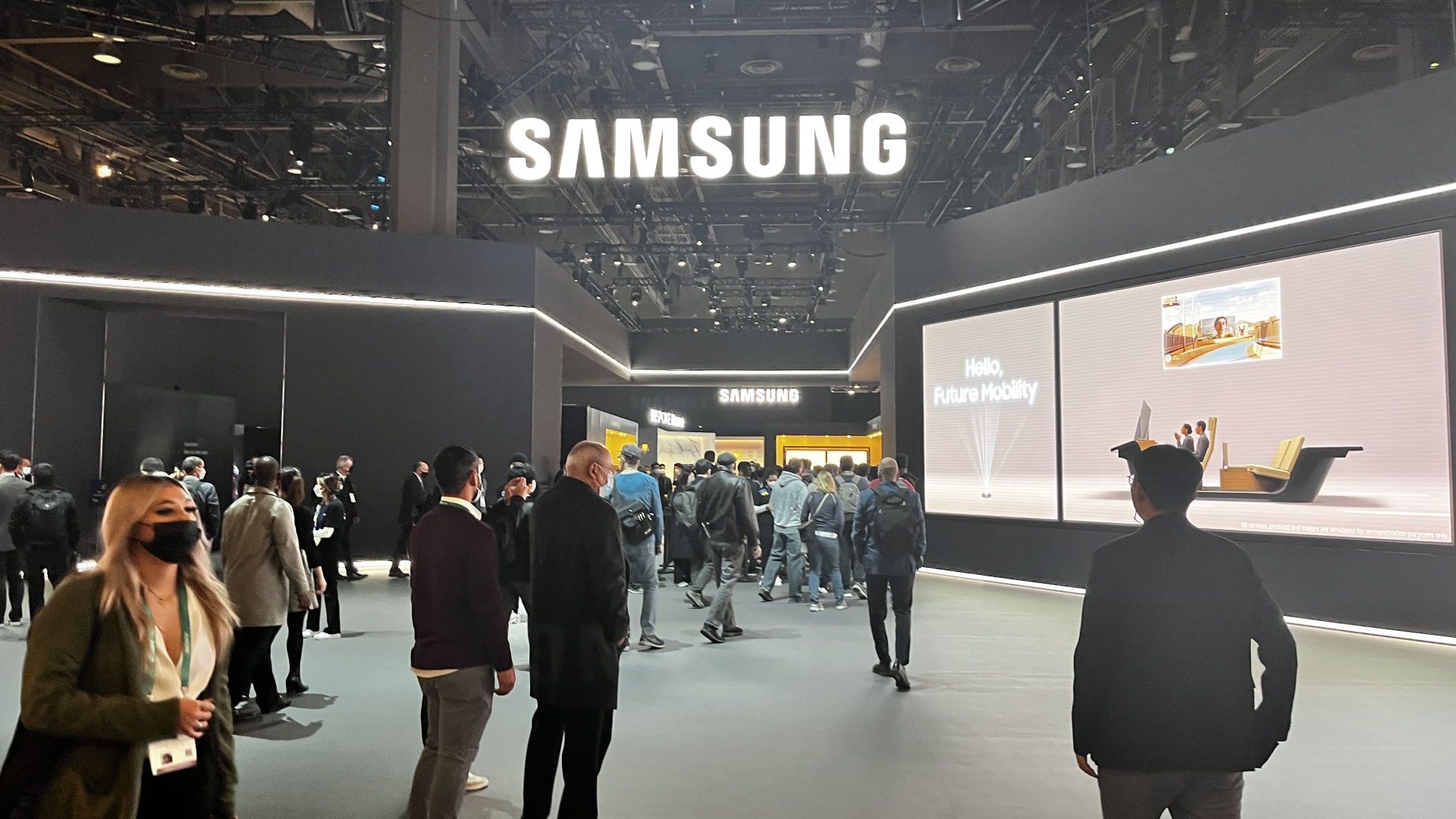 Stanowisko Samsung na targach CES2022
