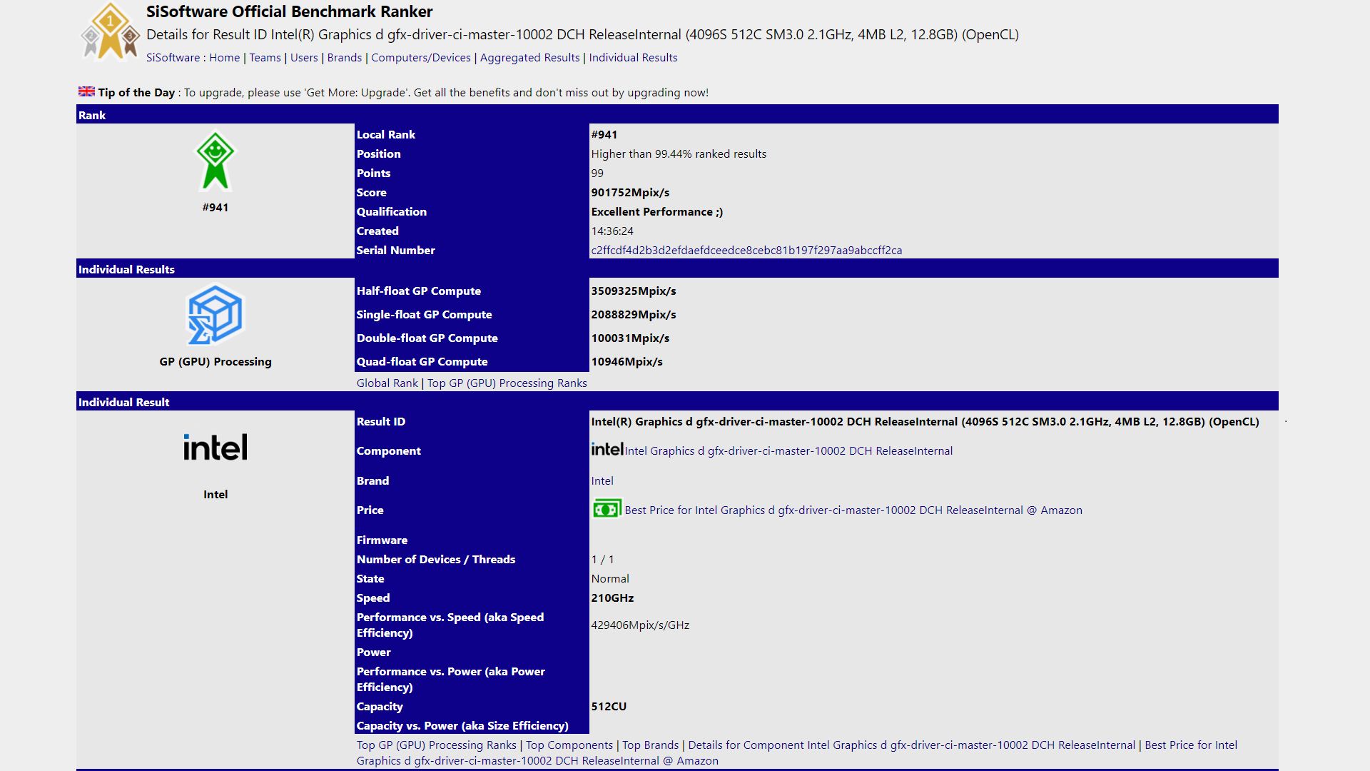 Intel Arc Alchemist - DG2-512