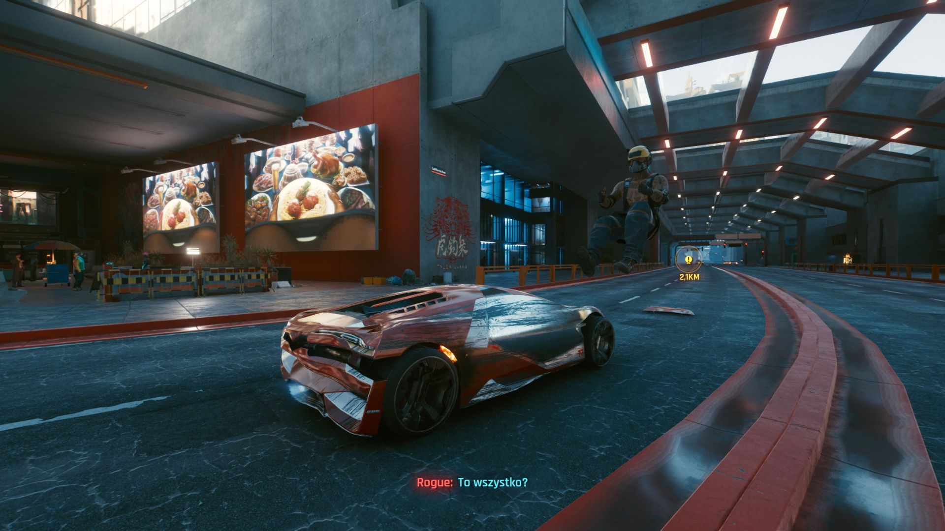 Cyberpunk 2077 - niewidzialne auta