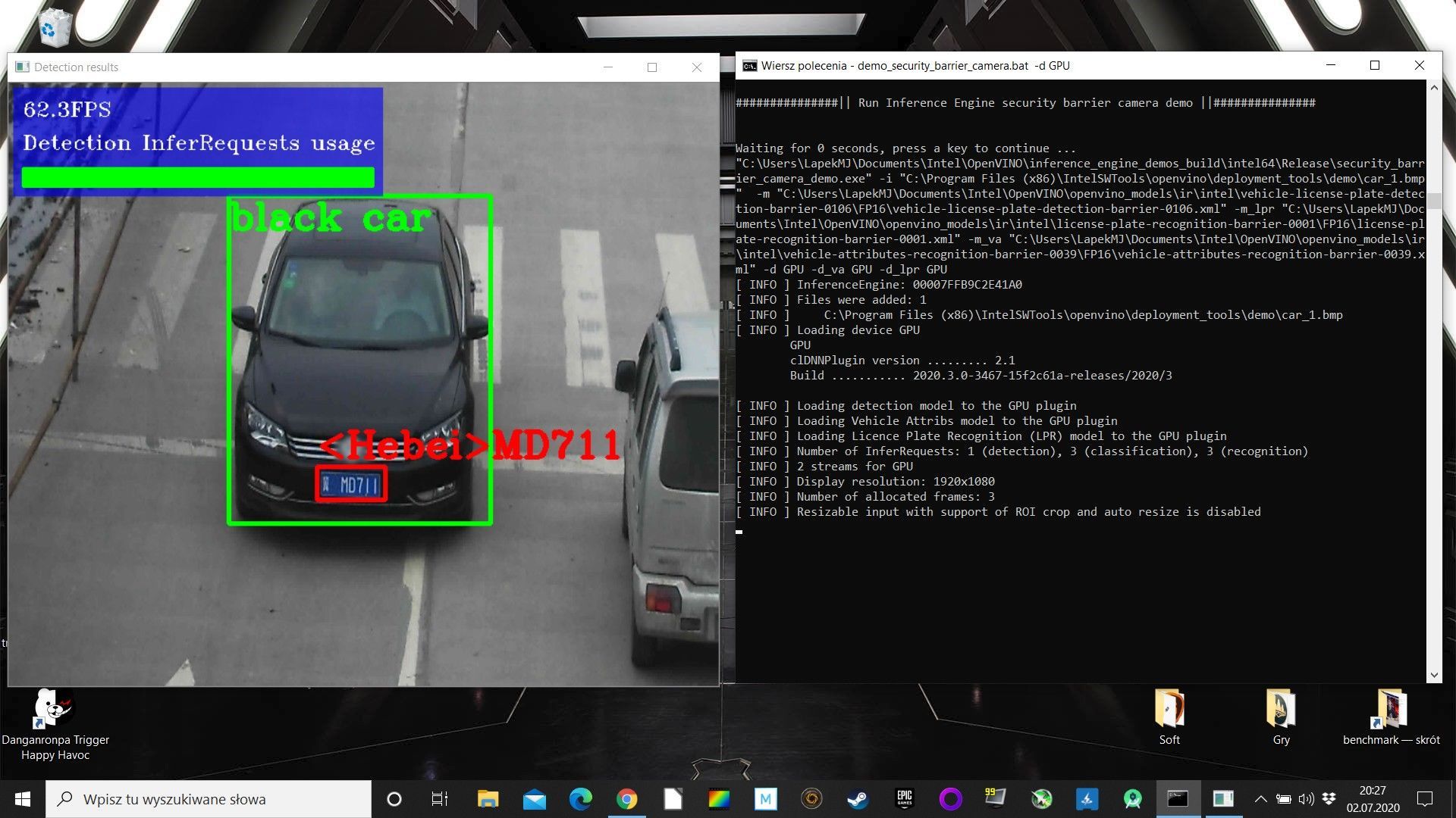 Test Neural Compute Stick