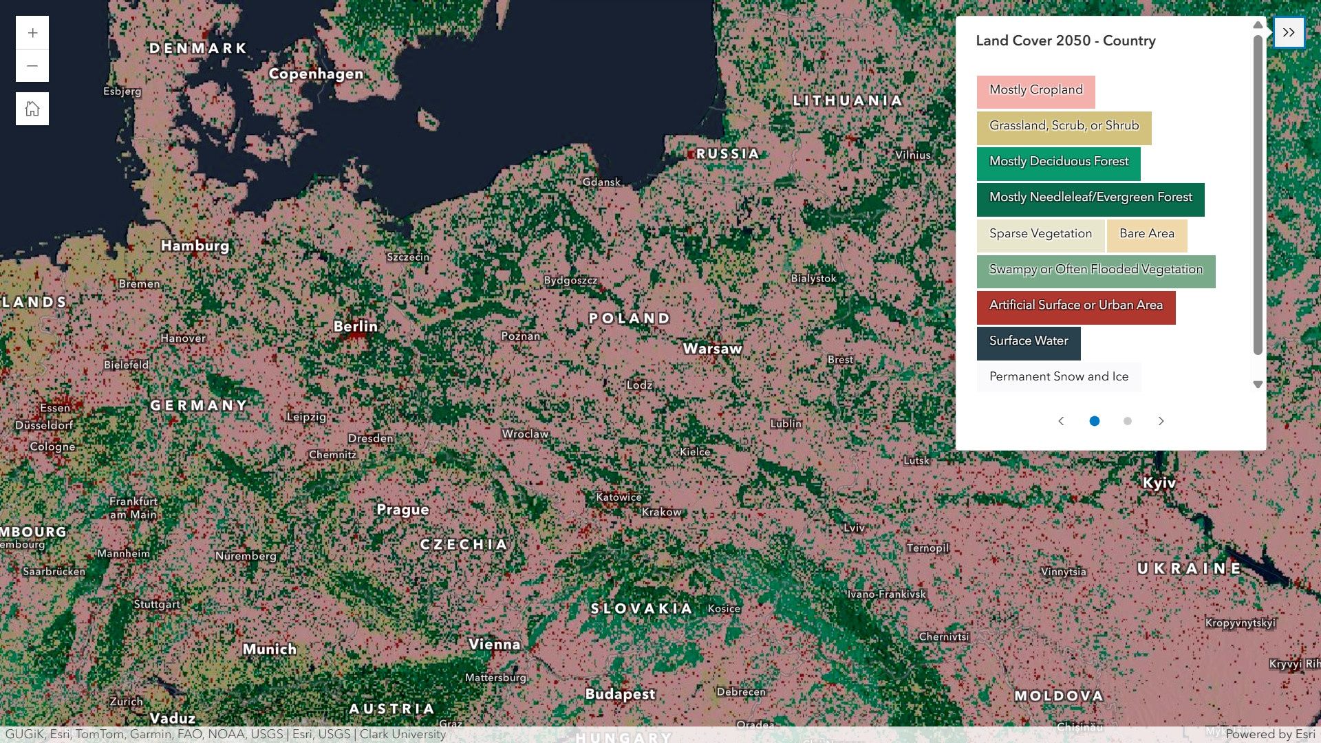 Mapa 2050