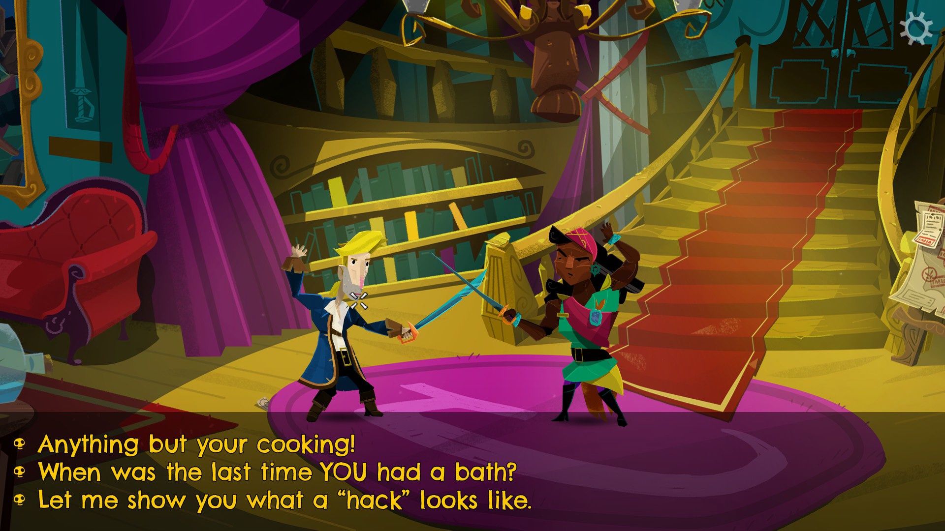 Return to Monkey Island - walka z Elaine