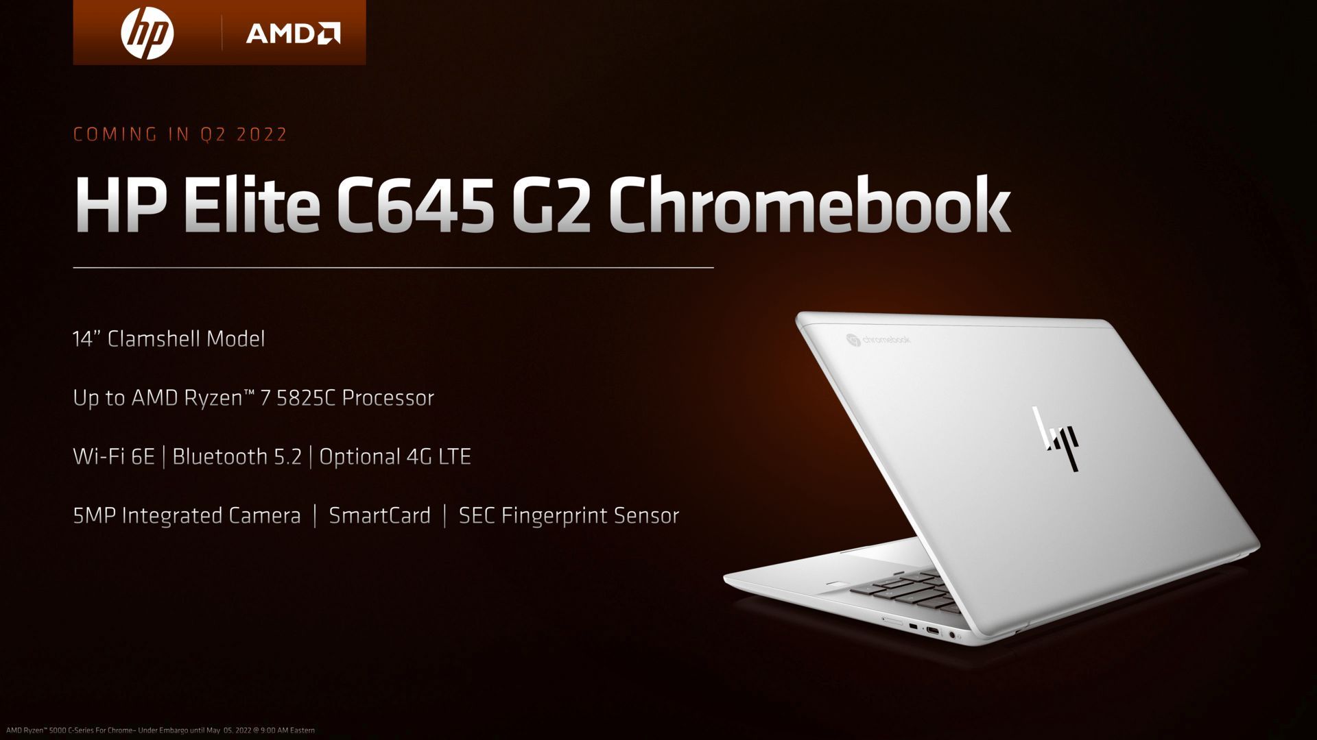 HP Elite c645 G2 Chromebook Enterprise
