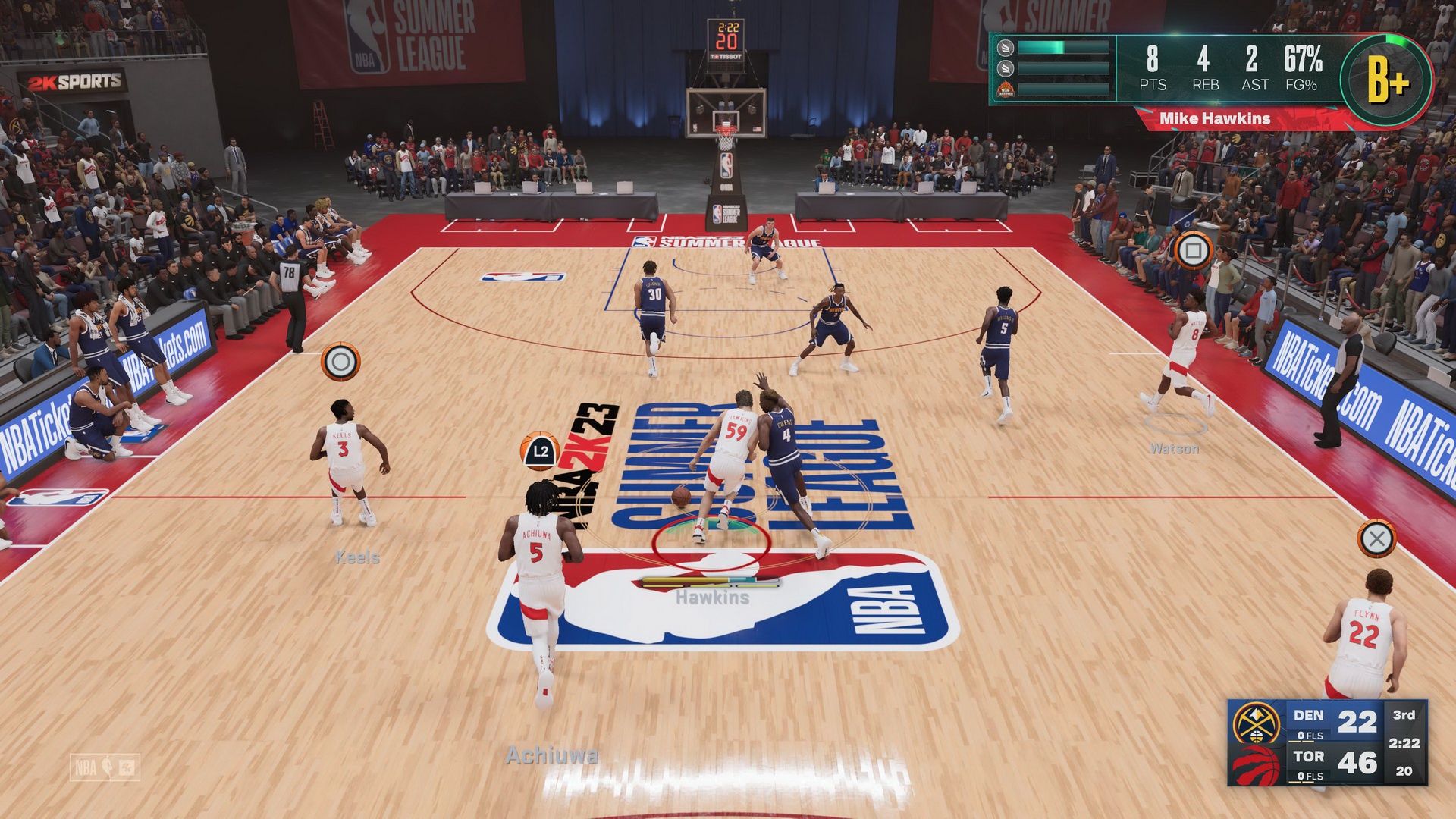 NBA 2K23 - walka o piłkę