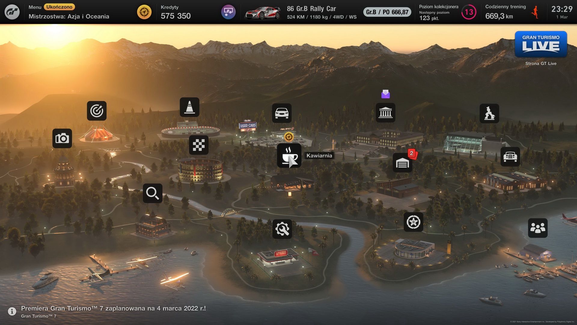 Gran Turismo 7 - menu