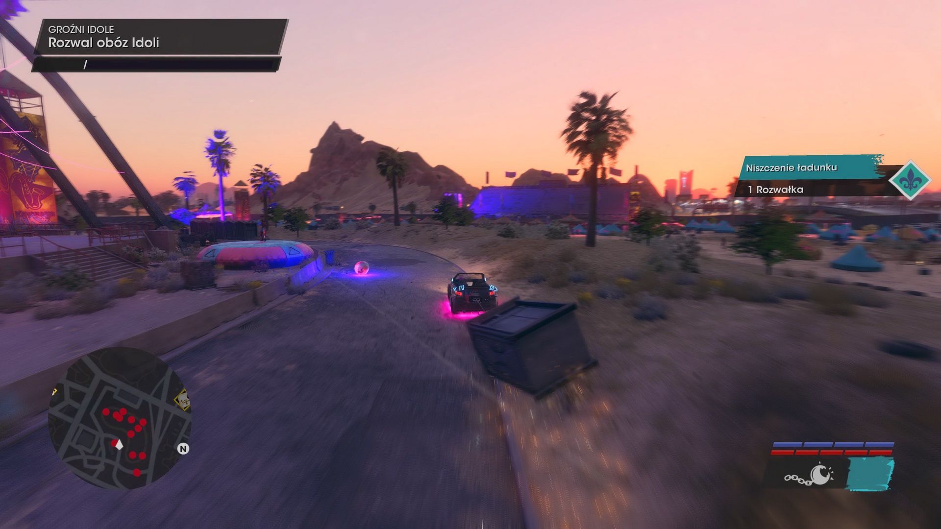 Saints Row - holowanie toi-toia
