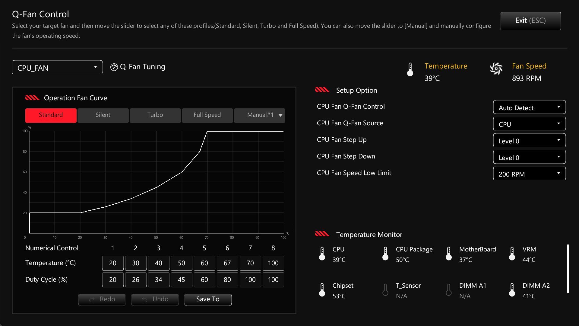 ASUS ROG UEFI BIOS - Essential Mode