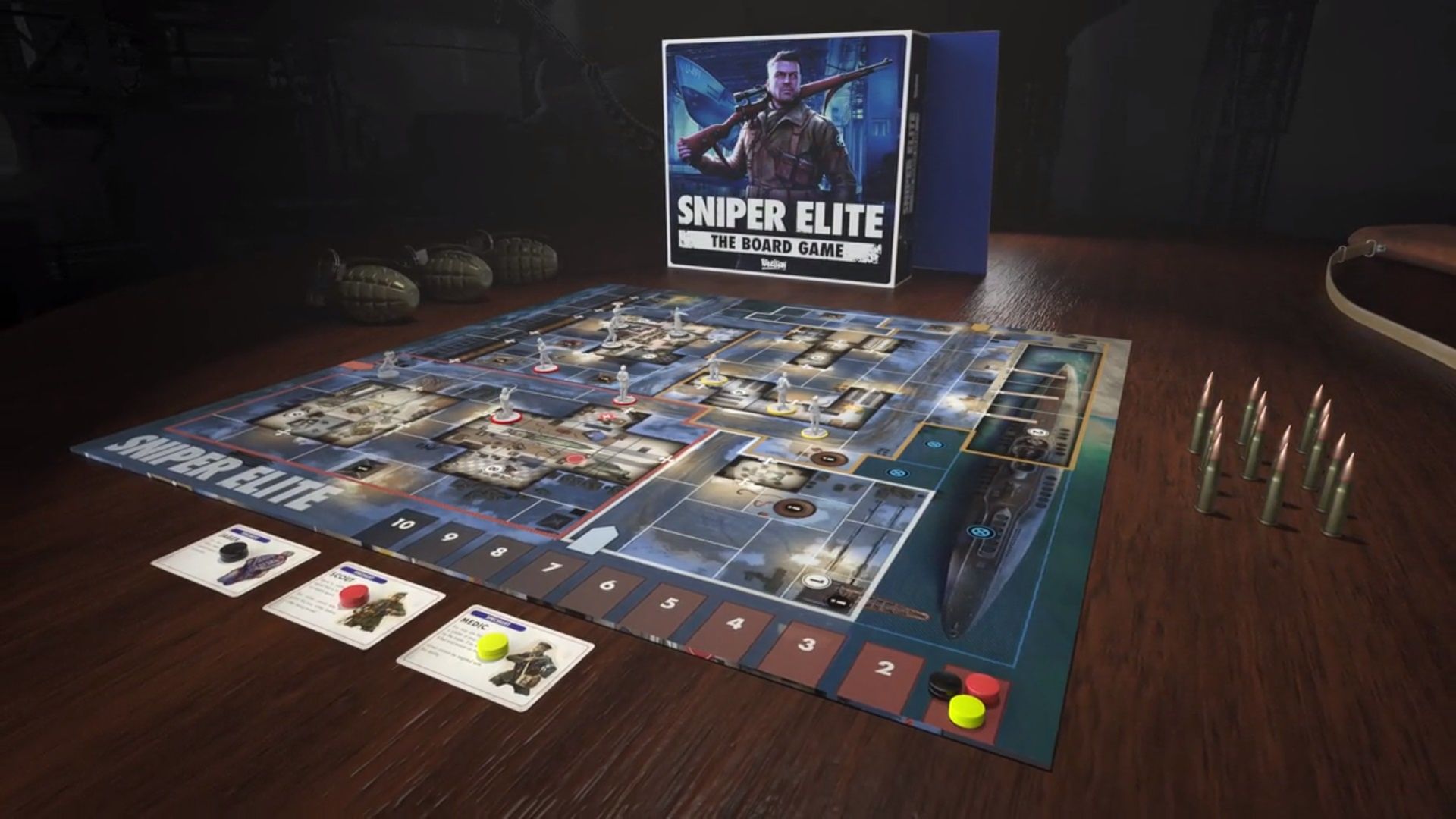 Gry planszowe na blackout - Sniper Elite: Board Game