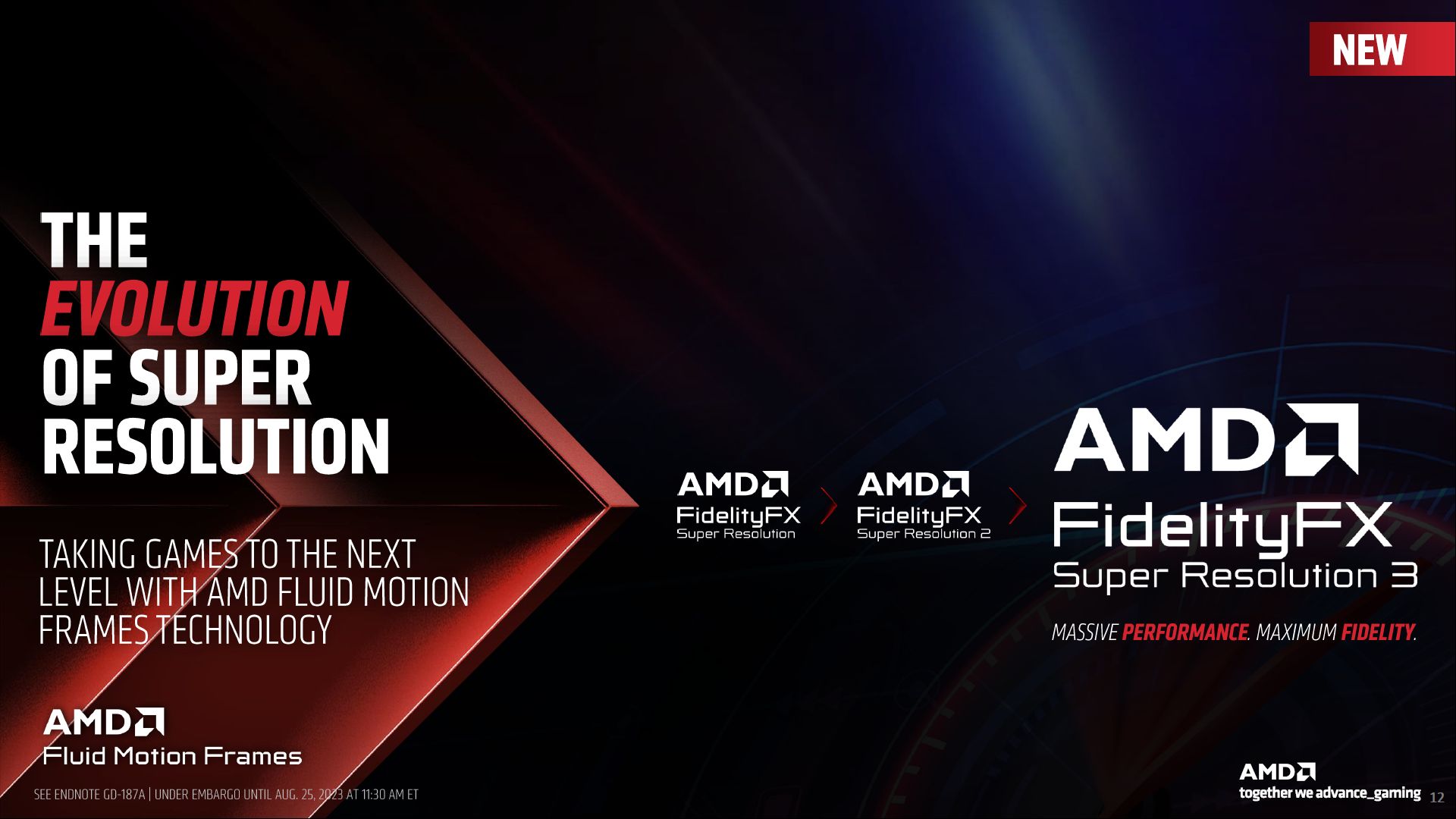 AMD FidelityFX Super Resolution 3