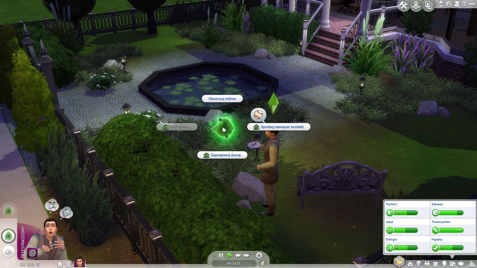 The Sims 4 Zjawiska Paranormalne zjawa
