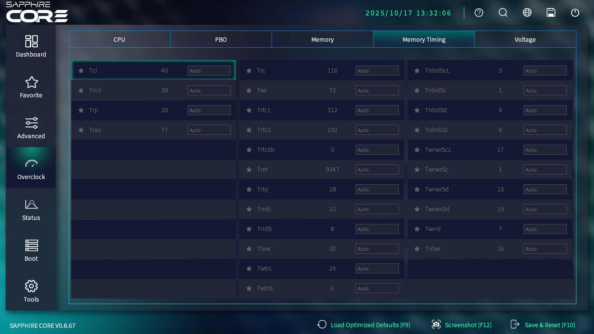 Sapphire Core UEFI