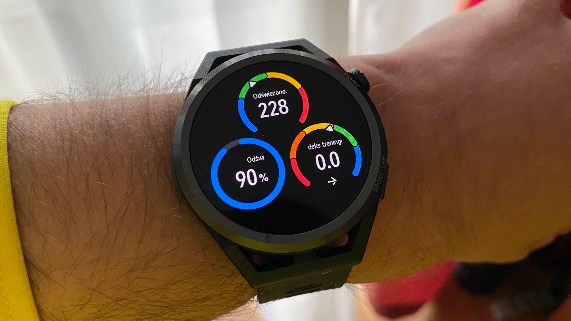 Huawei Watch GT Runner wskaźniki treningowe