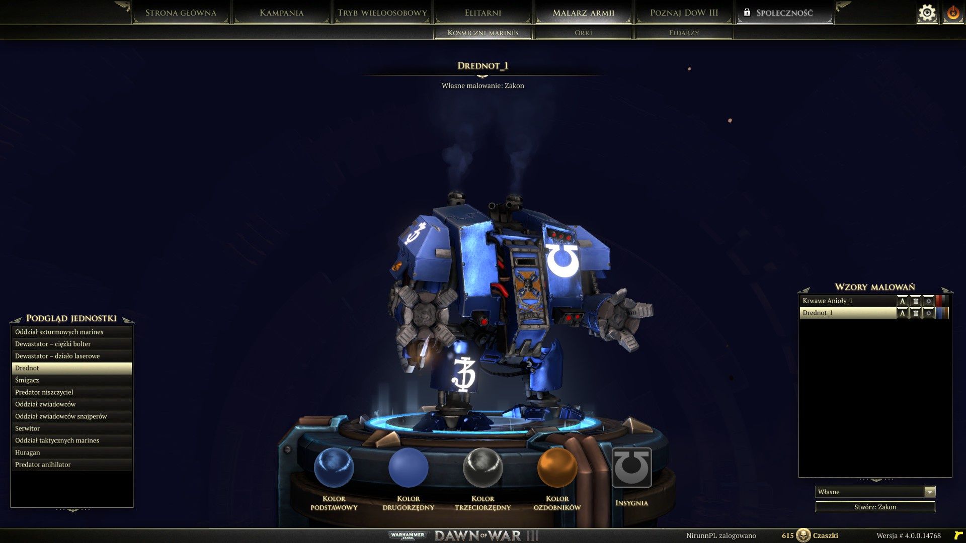 Dawn of War 3 - drednot w malarzu armii