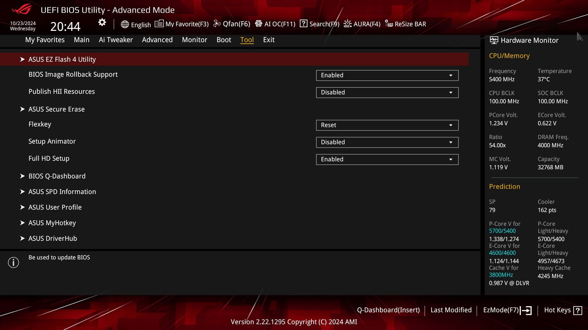 ASUS ROG Strix Z890-A Gaming WIFI - UEFI BIOS