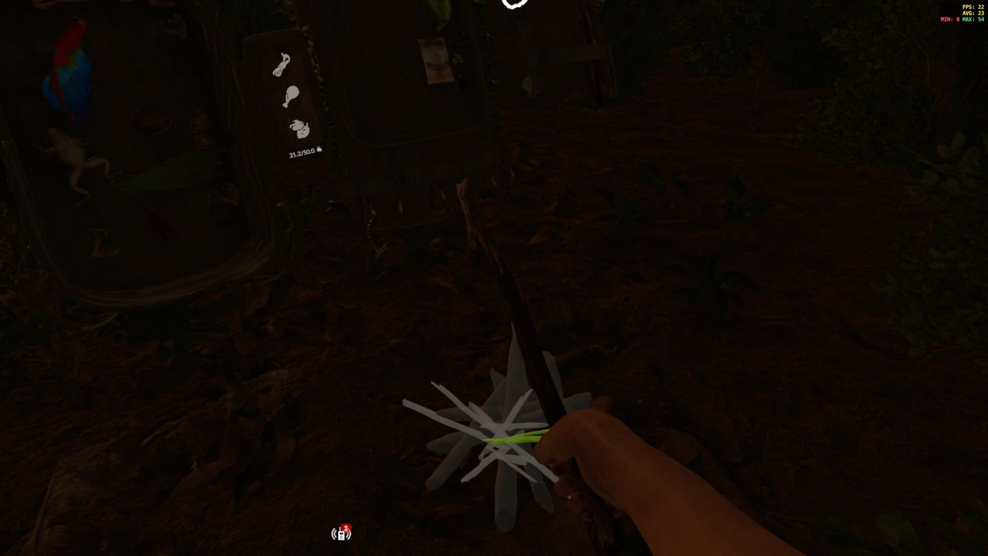 Green Hell VR - budowanie