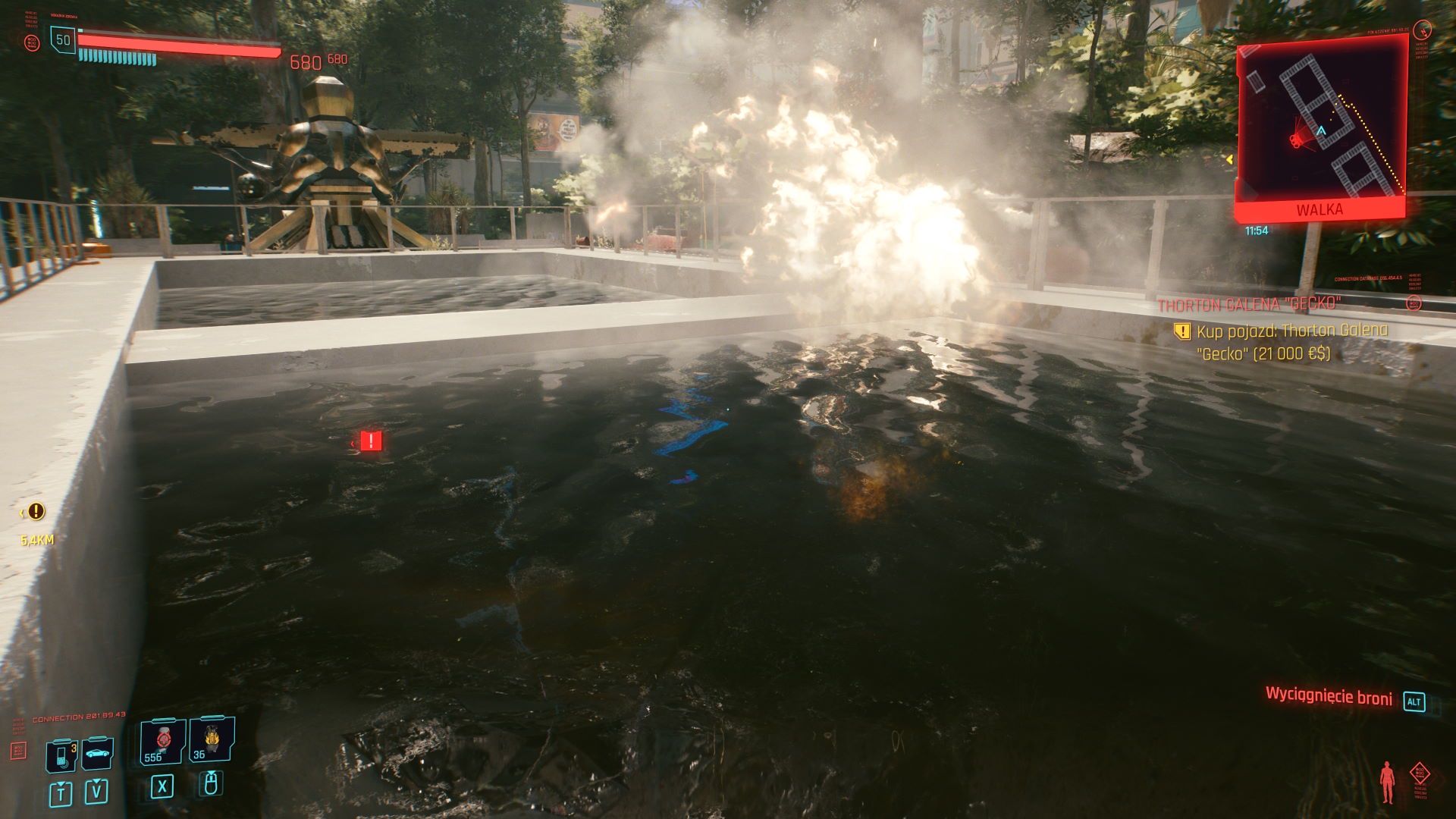 Cyberpunk 2077 - ogień w wodzie...
