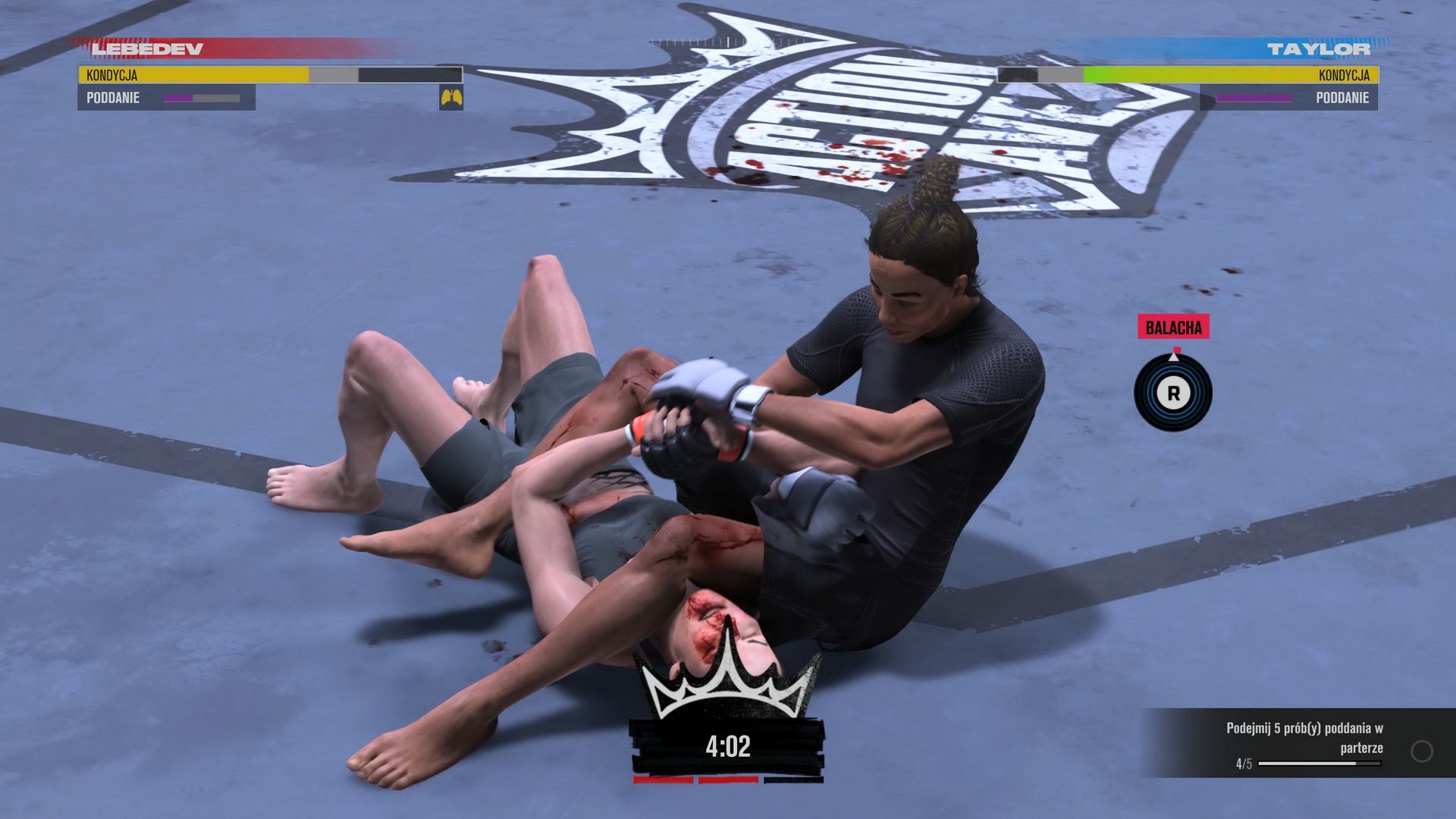 EA Sports UFC - walka w parterze