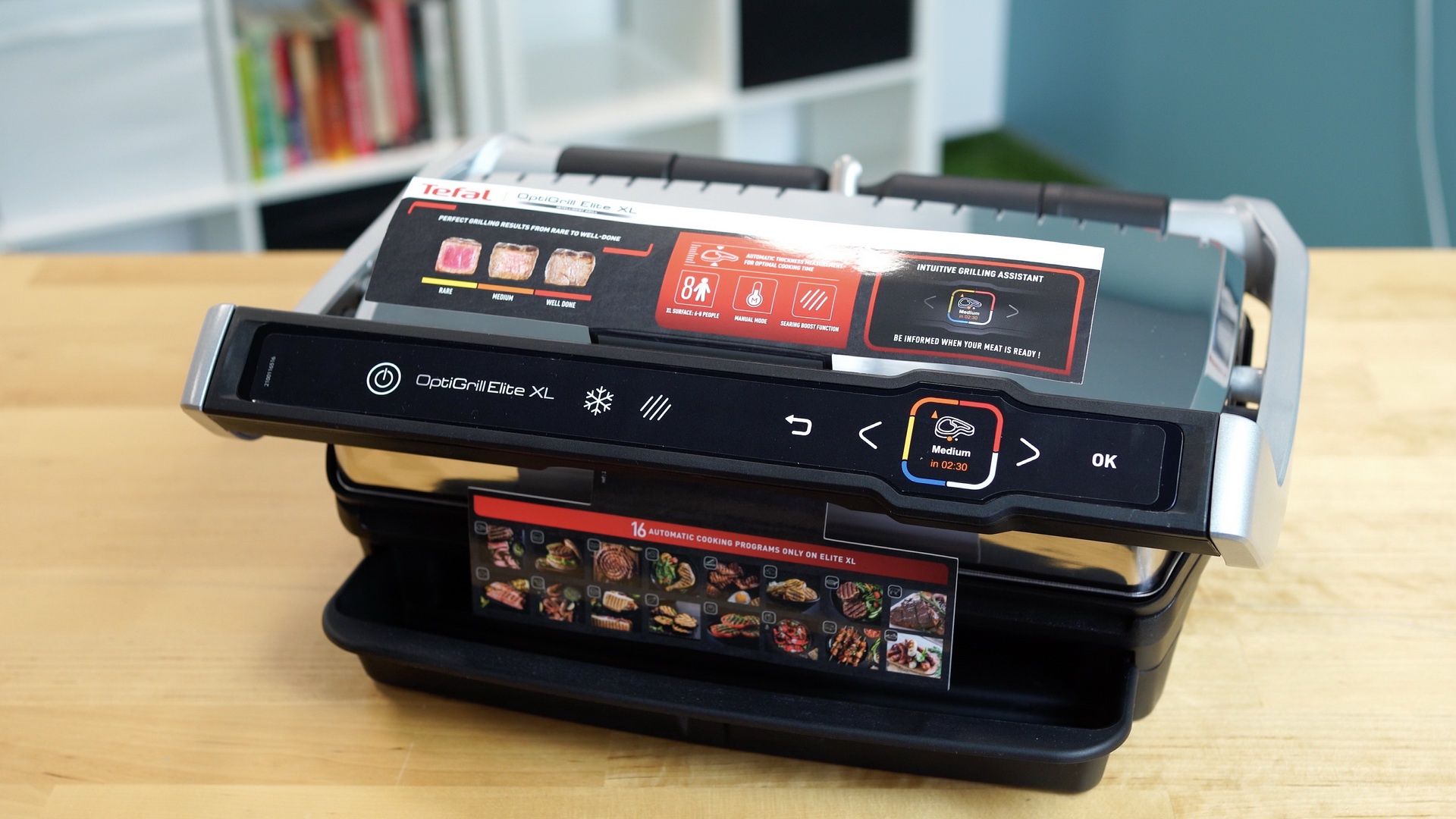 Tefal OptiGrill Elite XL - prosto z pudełka
