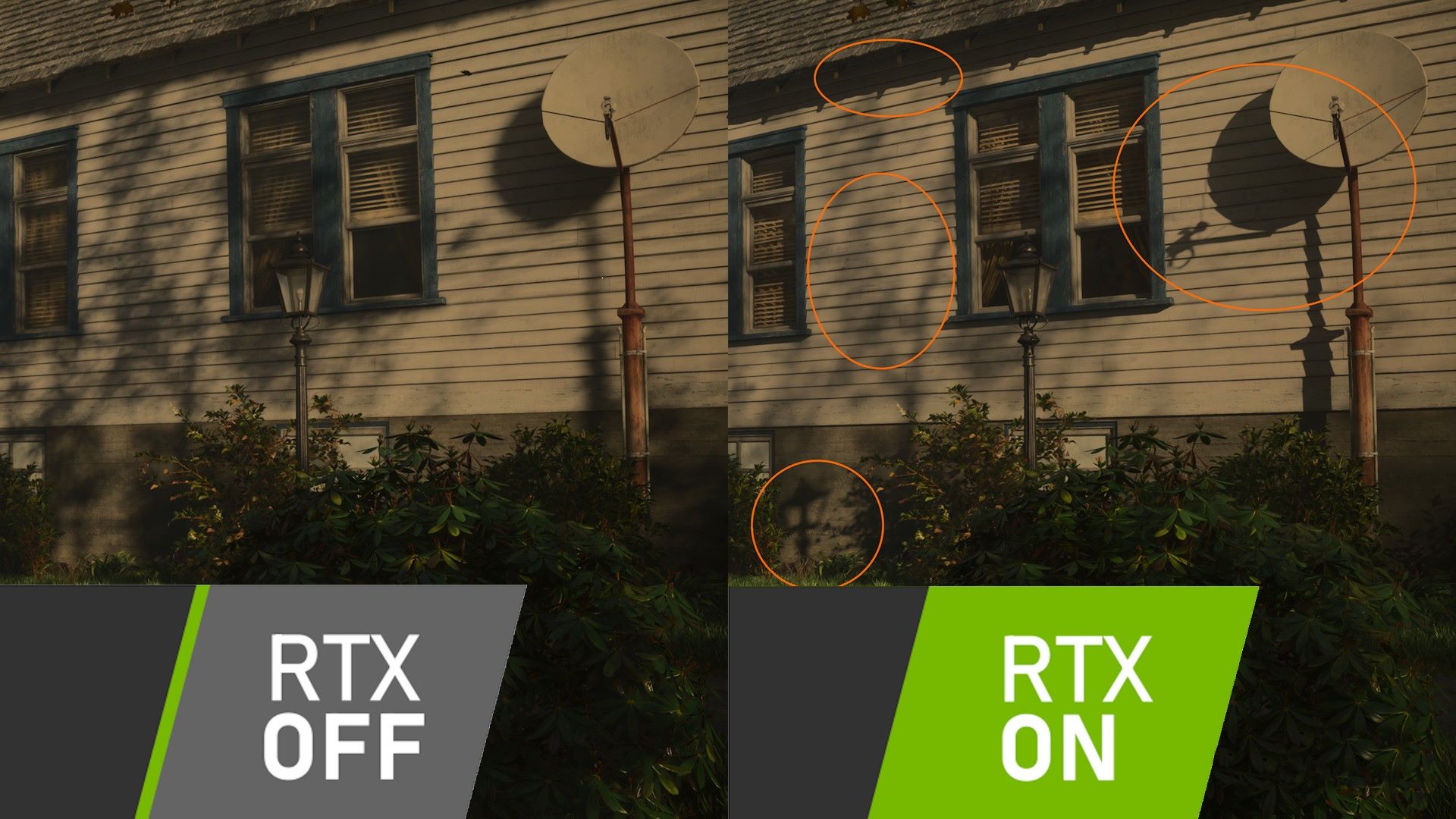 Gigabyte GeForce RTX 4080 Super AERO - porównanie rasteryzacji z Path Tracingiem